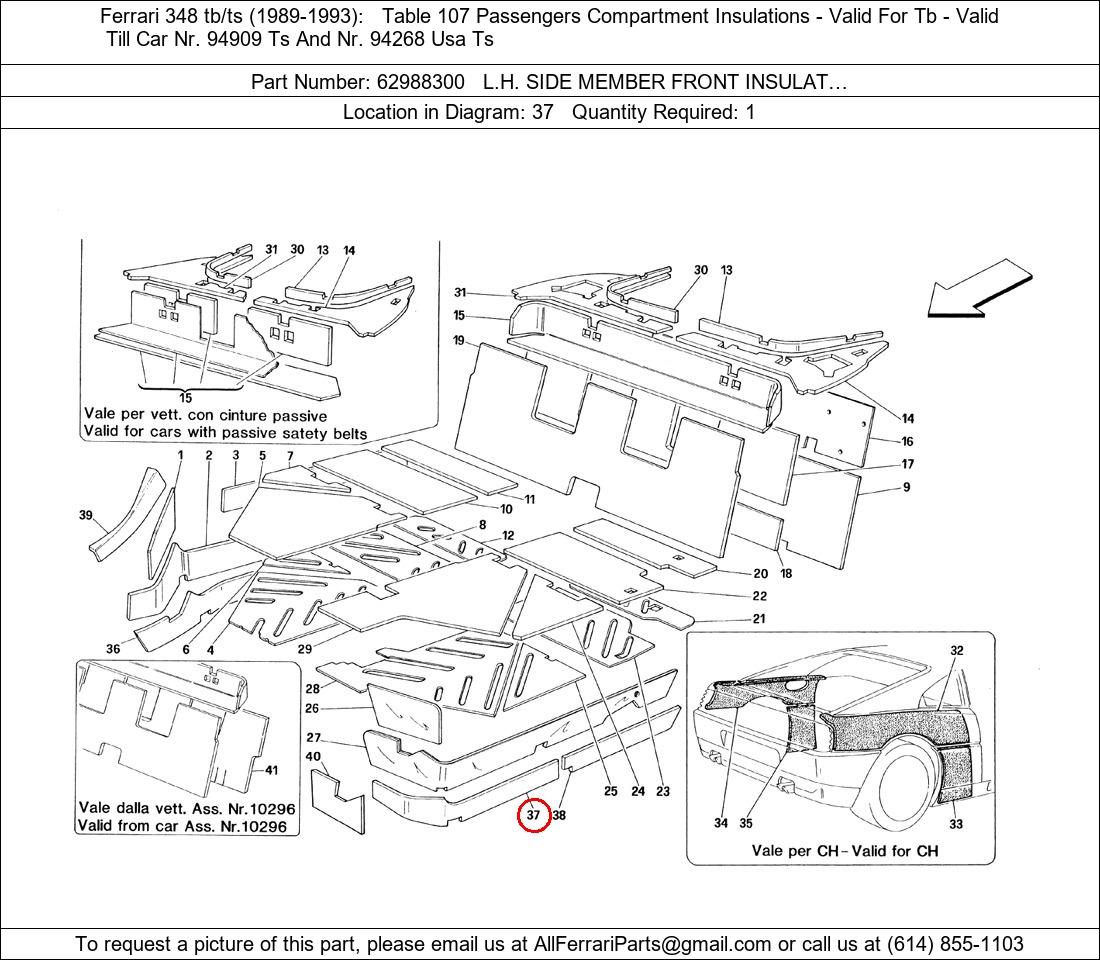 Ferrari Part 62988300