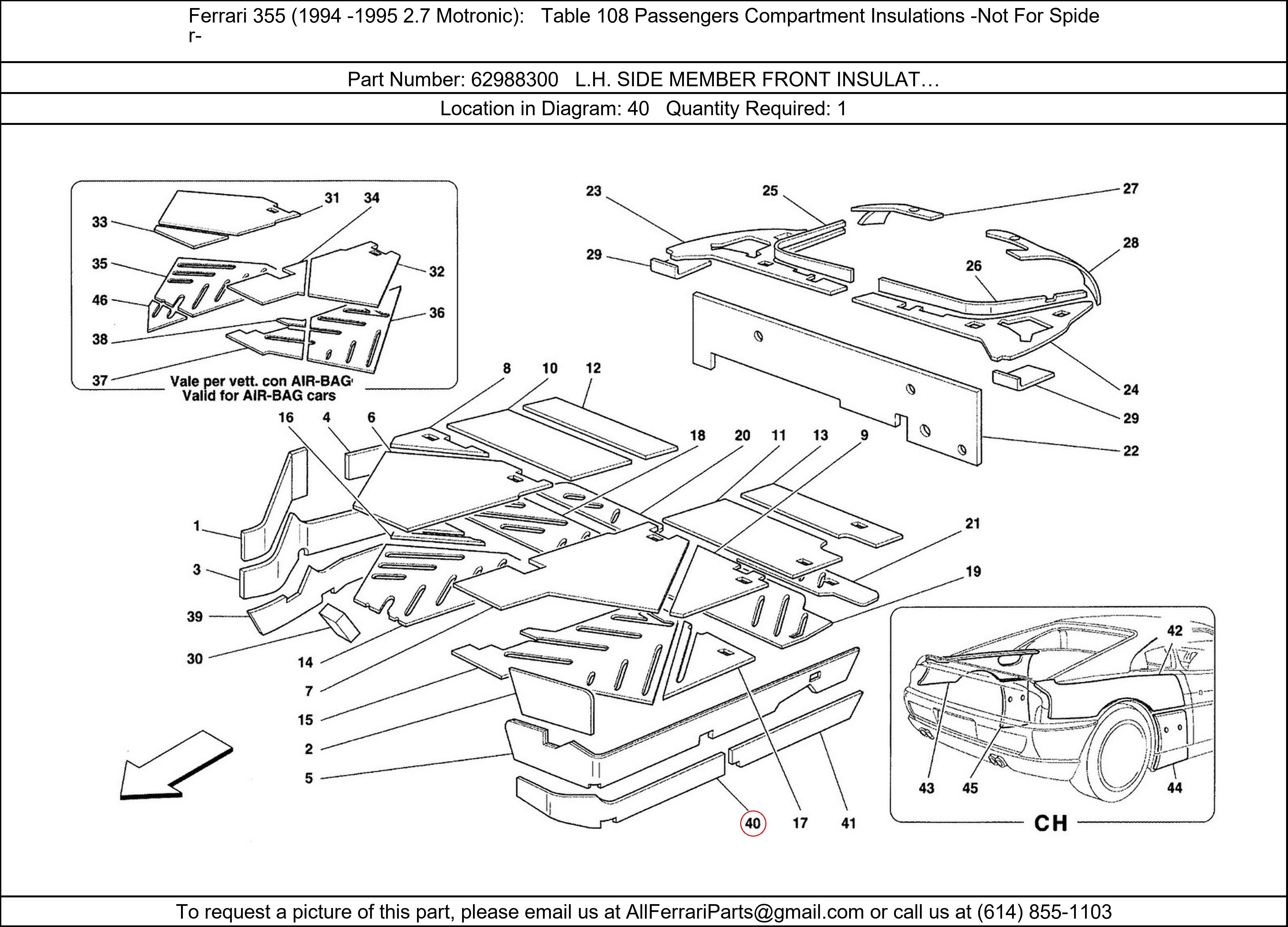 Ferrari Part 62988300