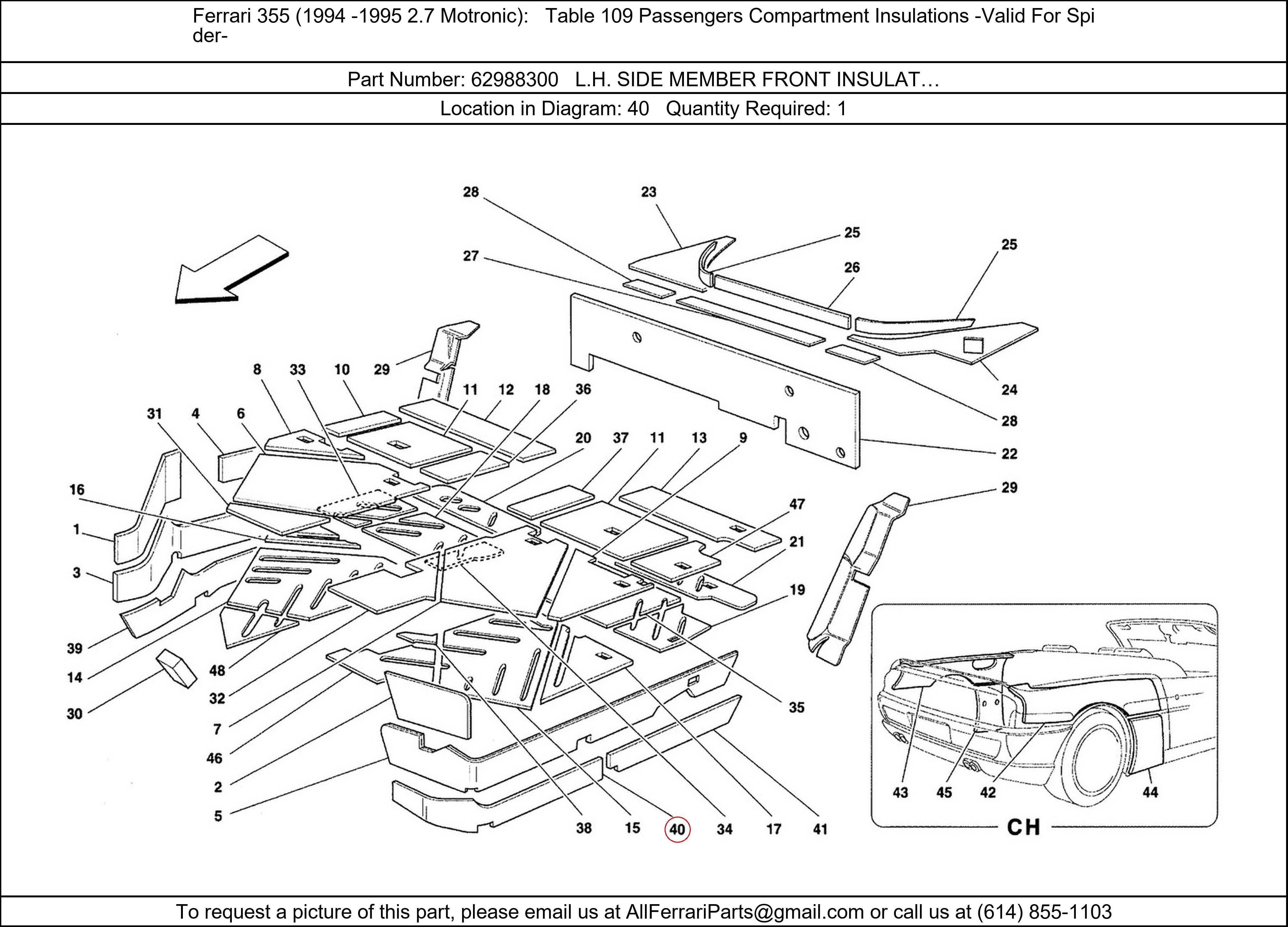 Ferrari Part 62988300