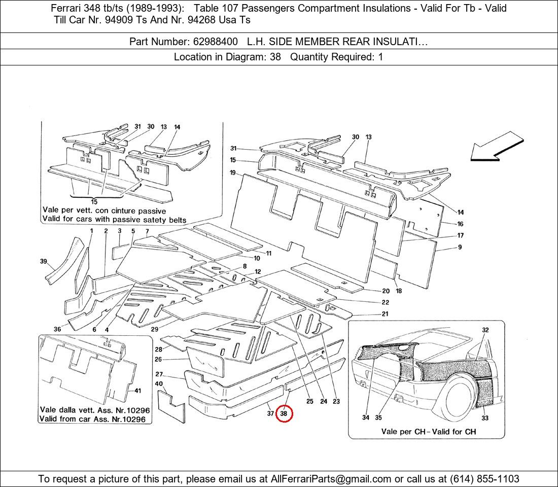 Ferrari Part 62988400