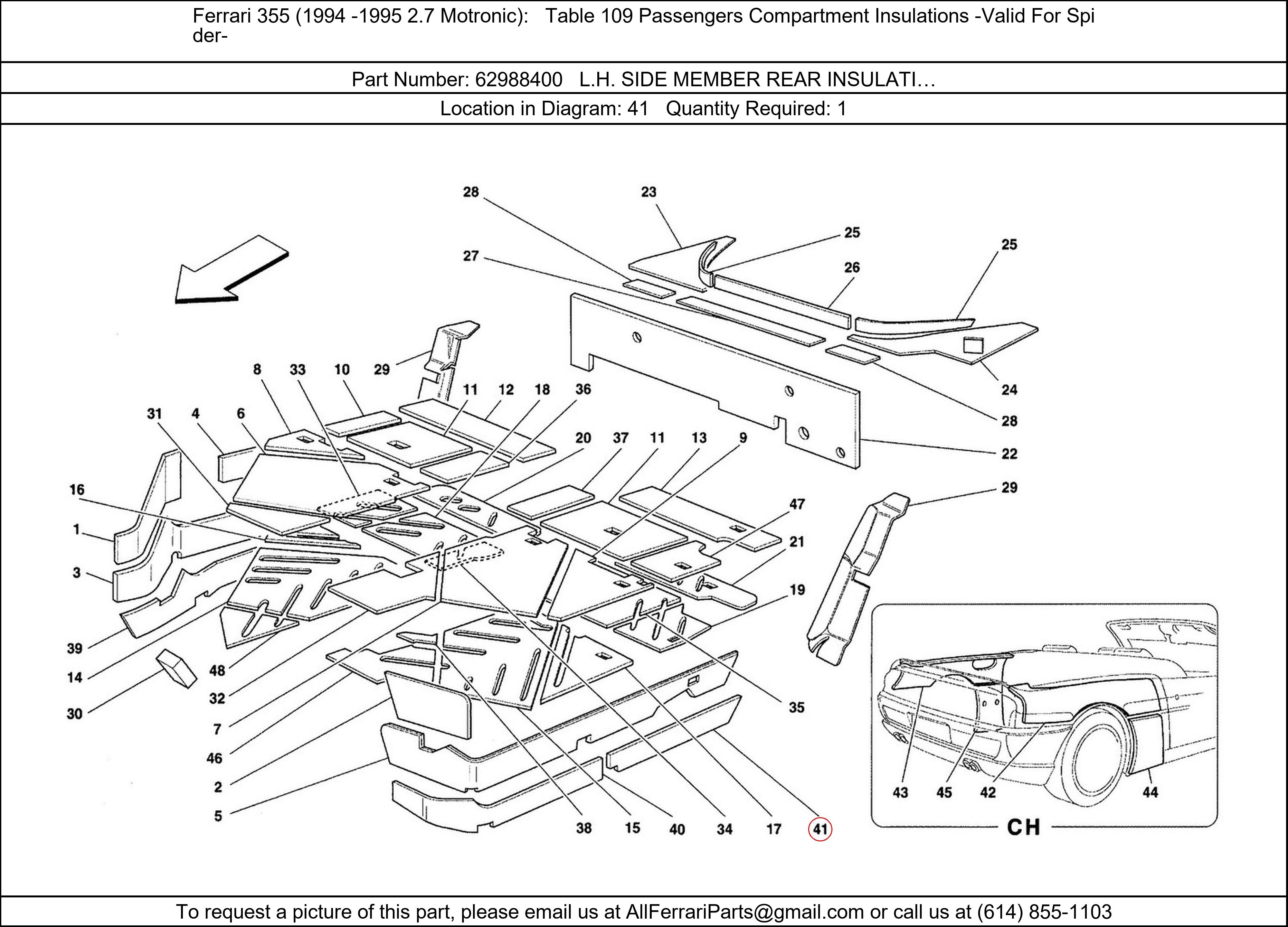 Ferrari Part 62988400