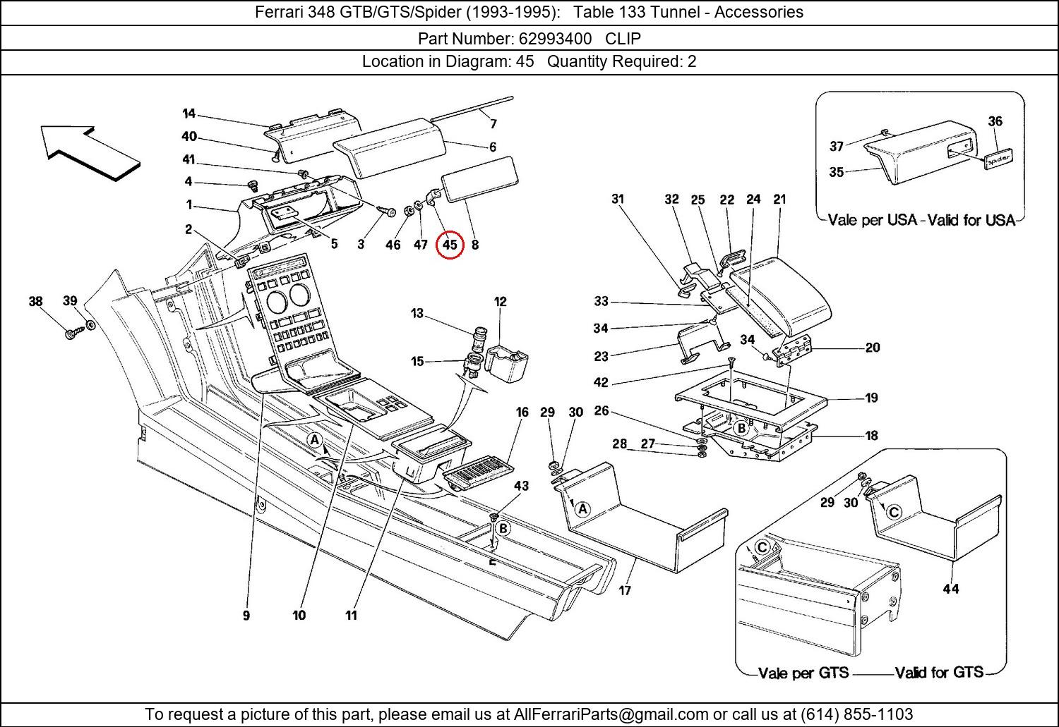 Ferrari Part 62993400