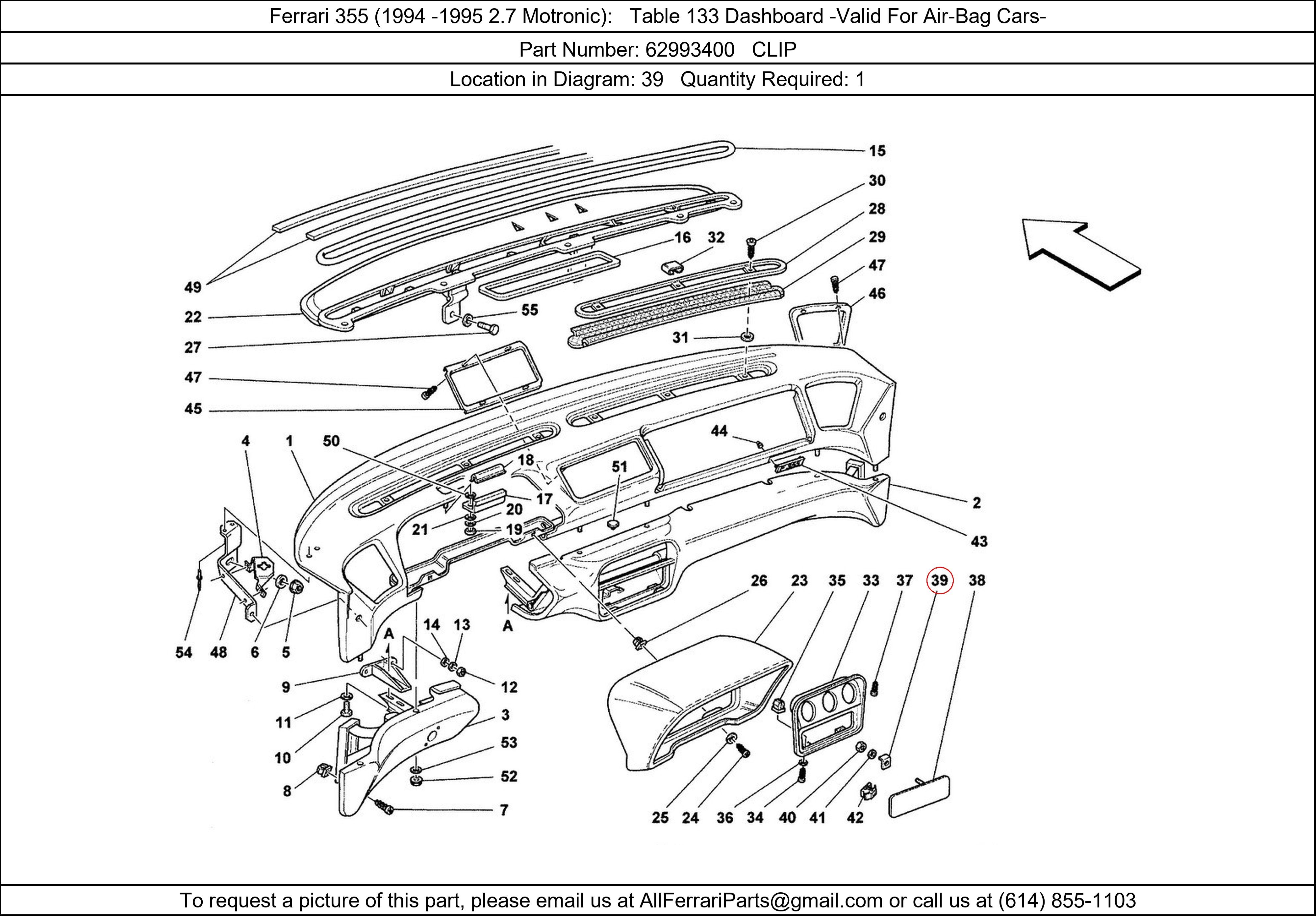 Ferrari Part 62993400