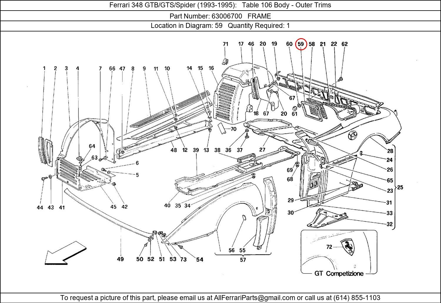 Ferrari Part 63006700