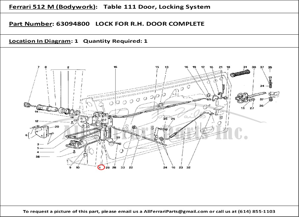 Ferrari Part 63094800