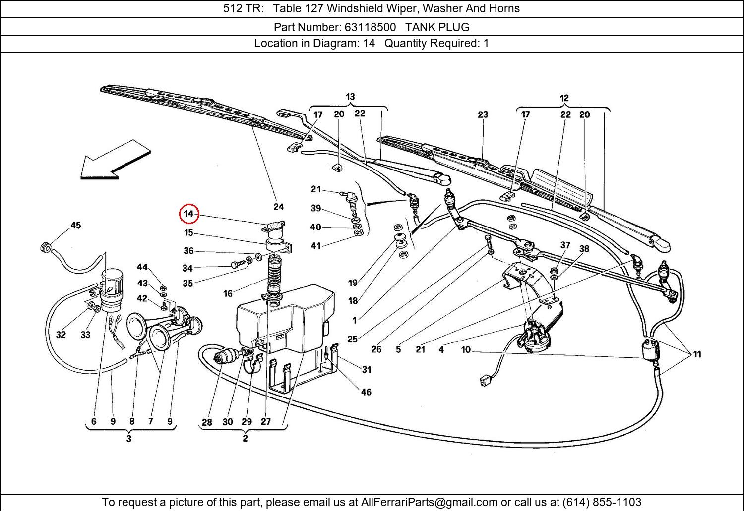 Ferrari Part 63118500