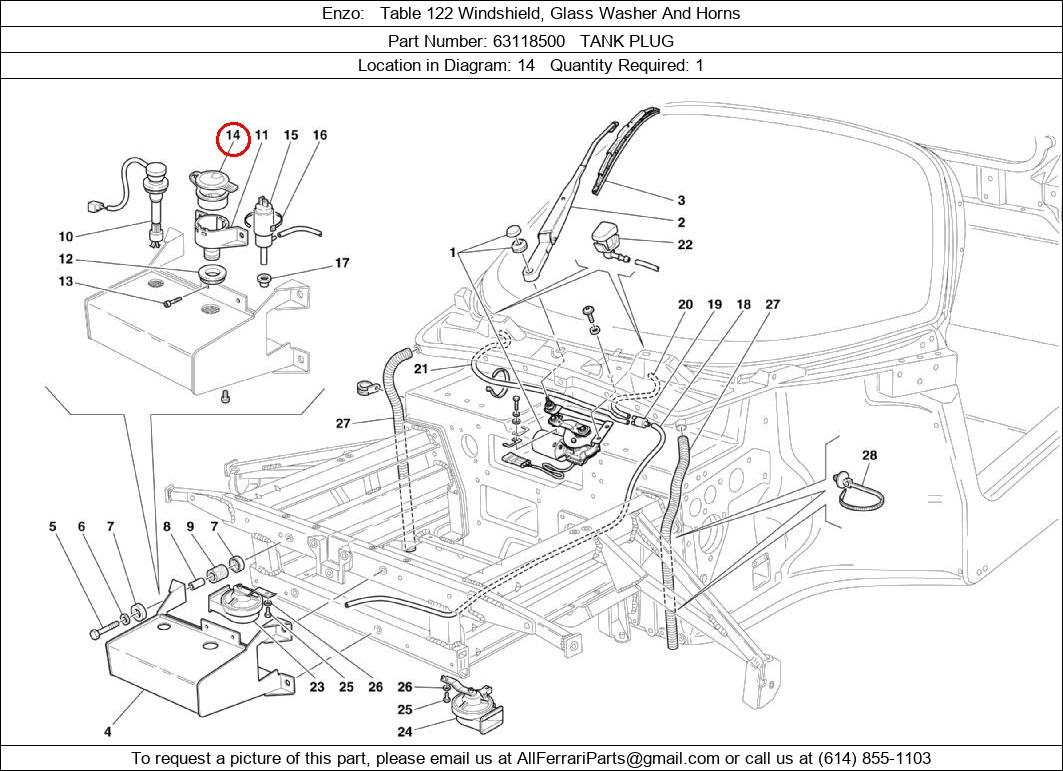 Ferrari Part 63118500