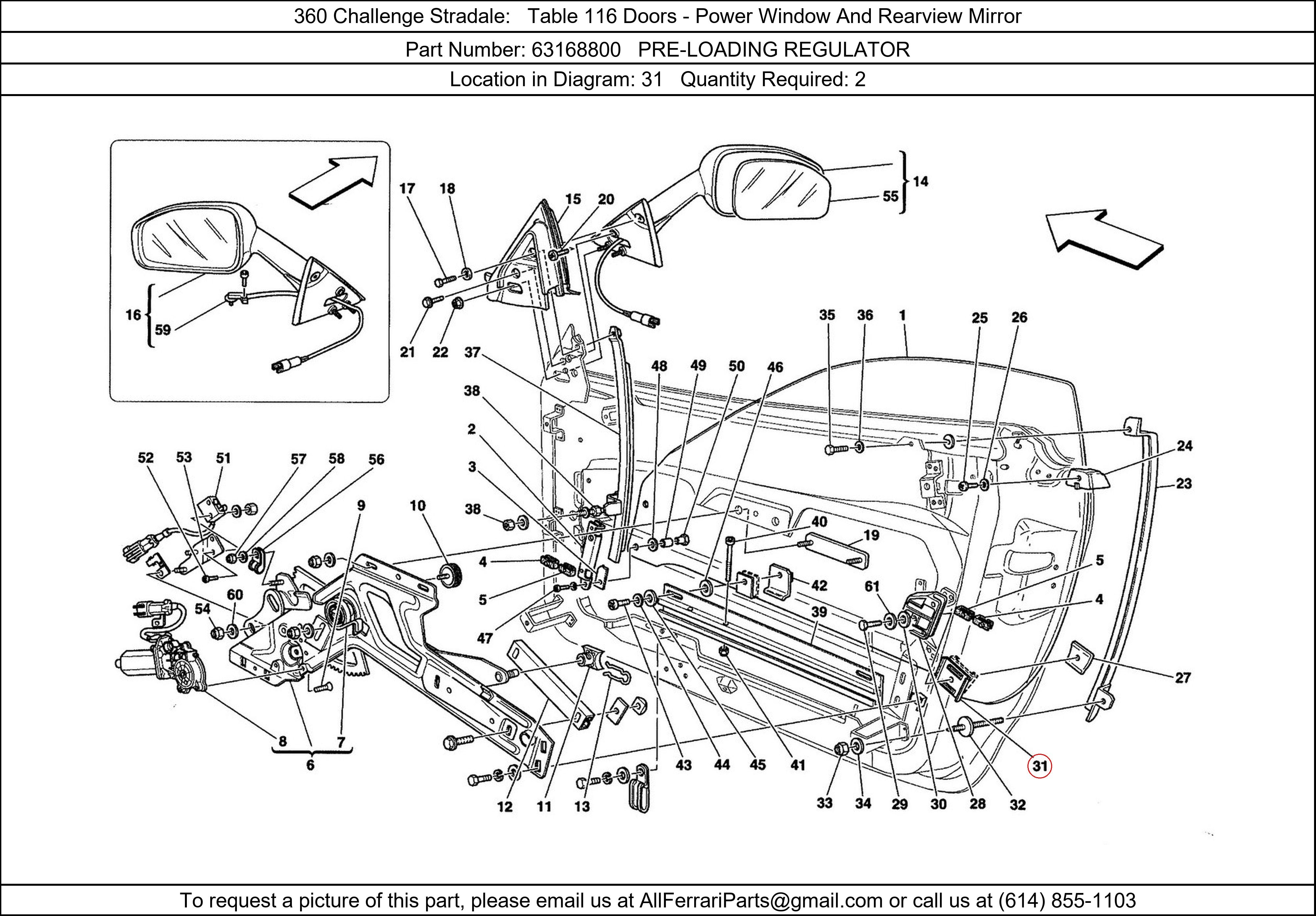 Ferrari Part 63168800