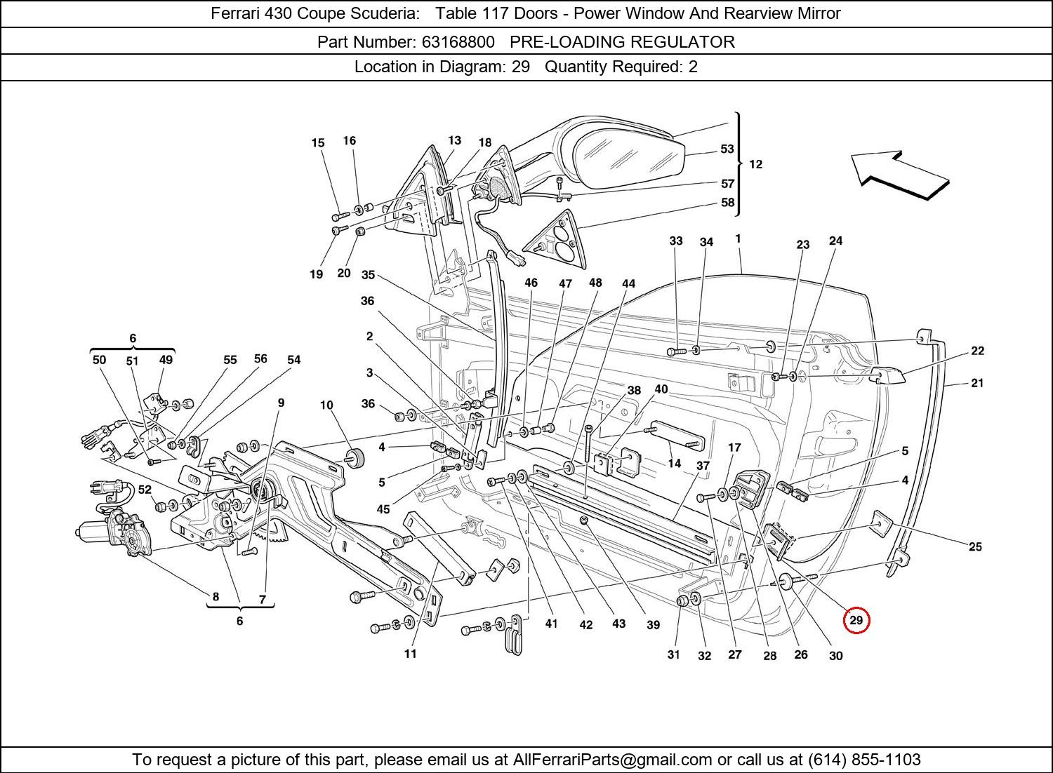 Ferrari Part 63168800