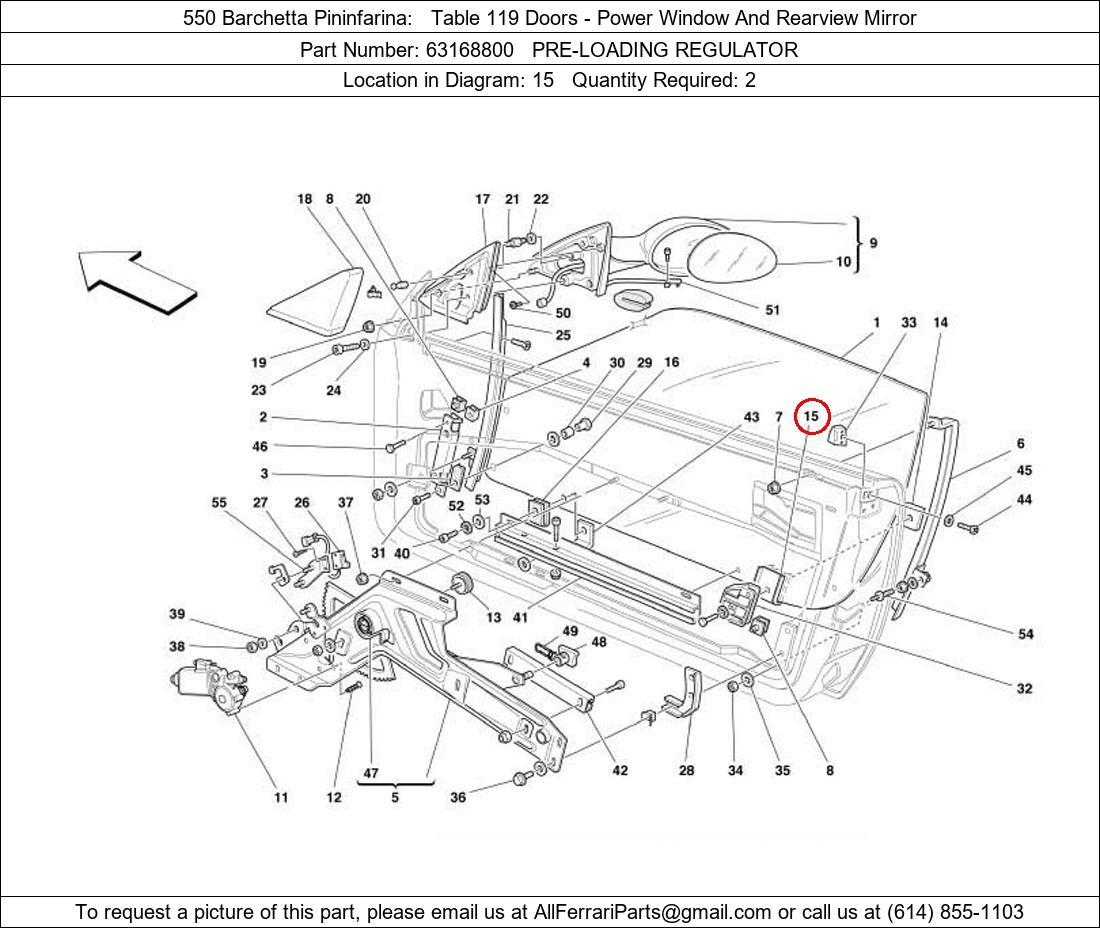 Ferrari Part 63168800