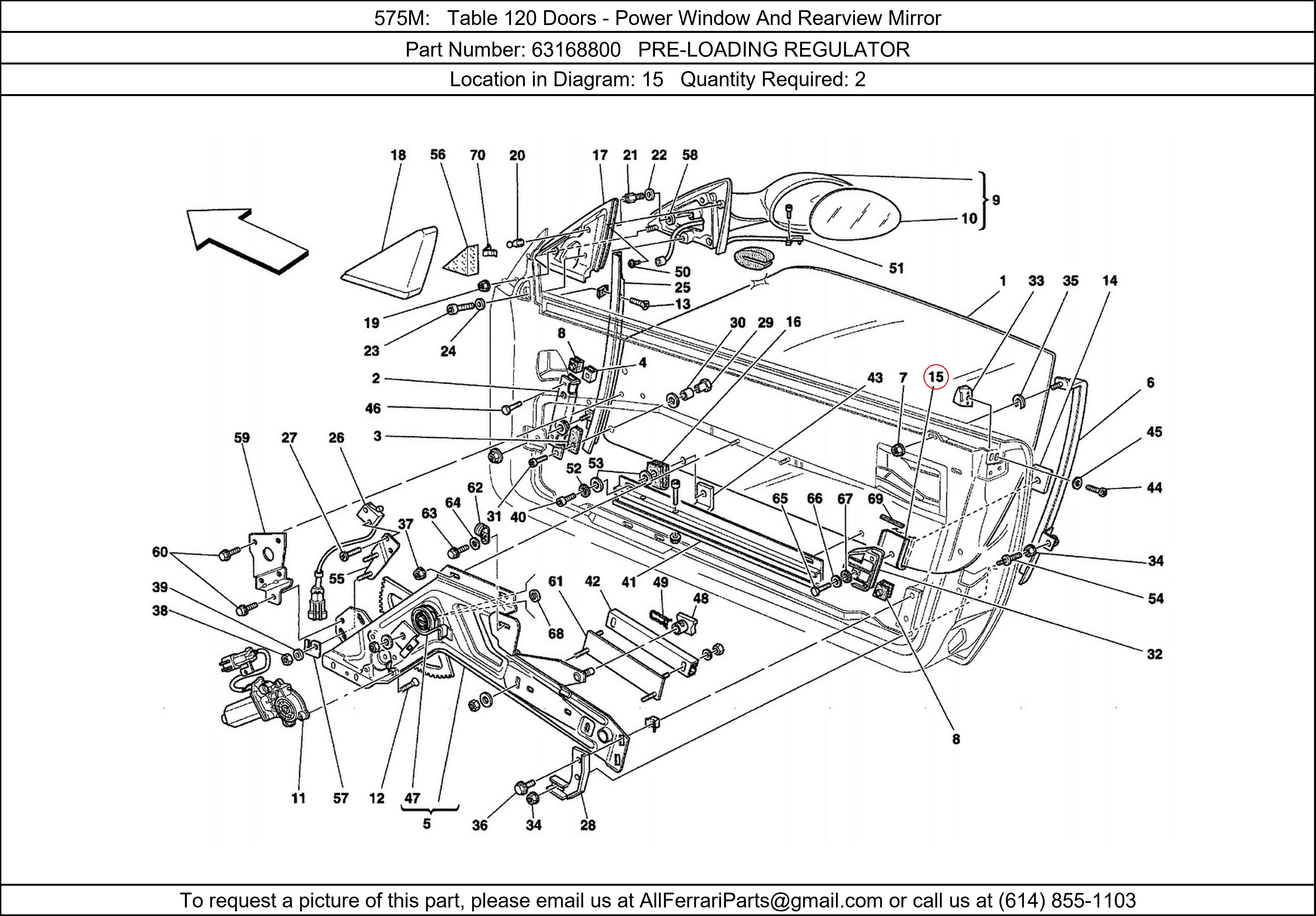 Ferrari Part 63168800