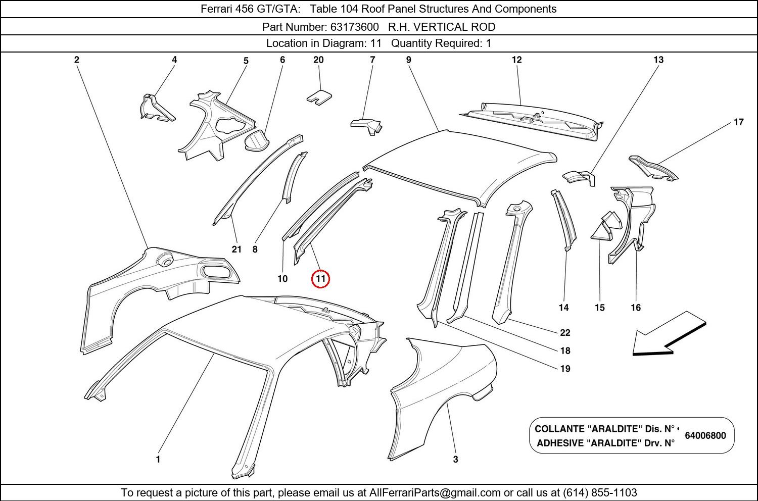 Ferrari Part 63173600