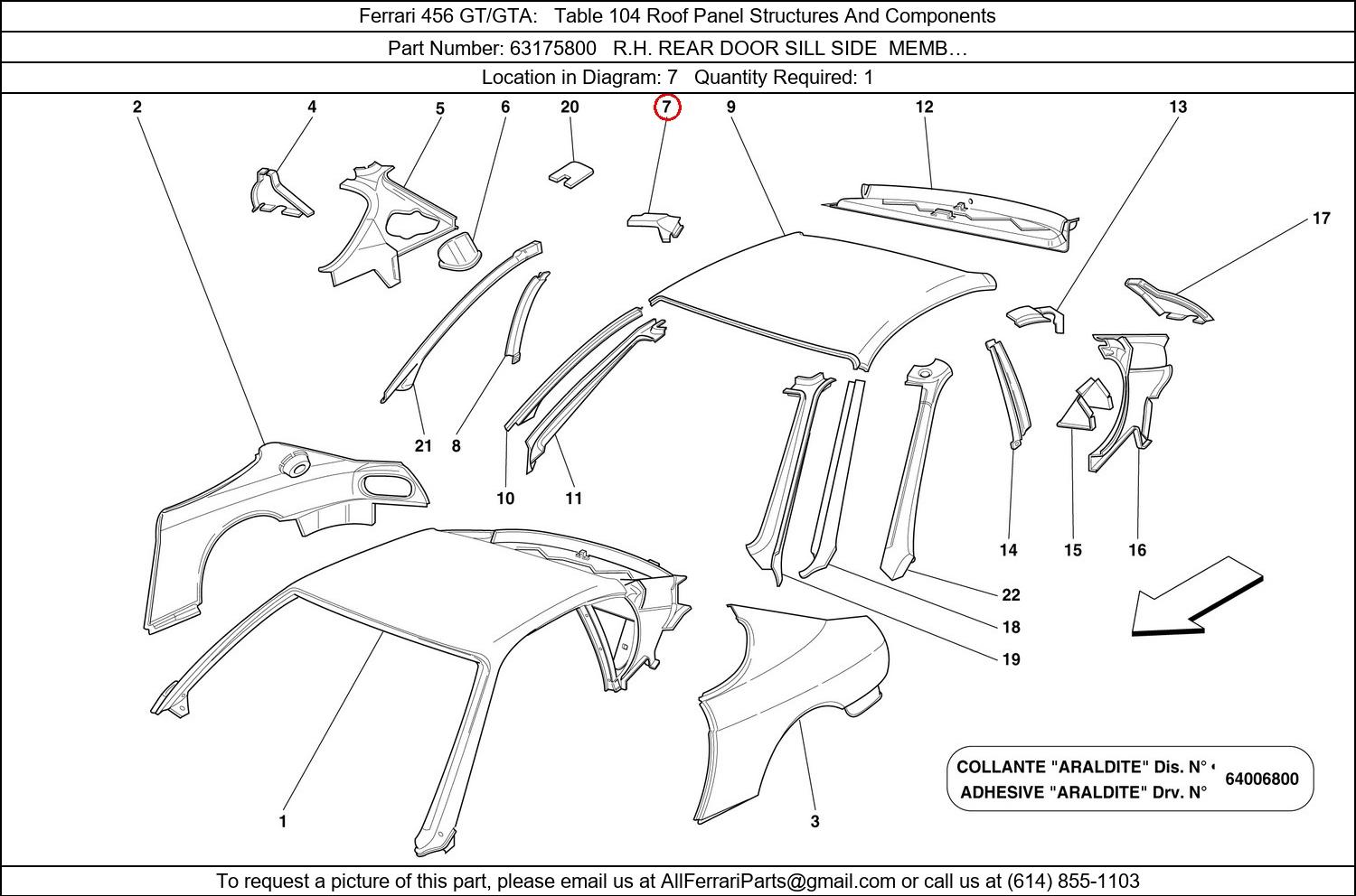 Ferrari Part 63175800