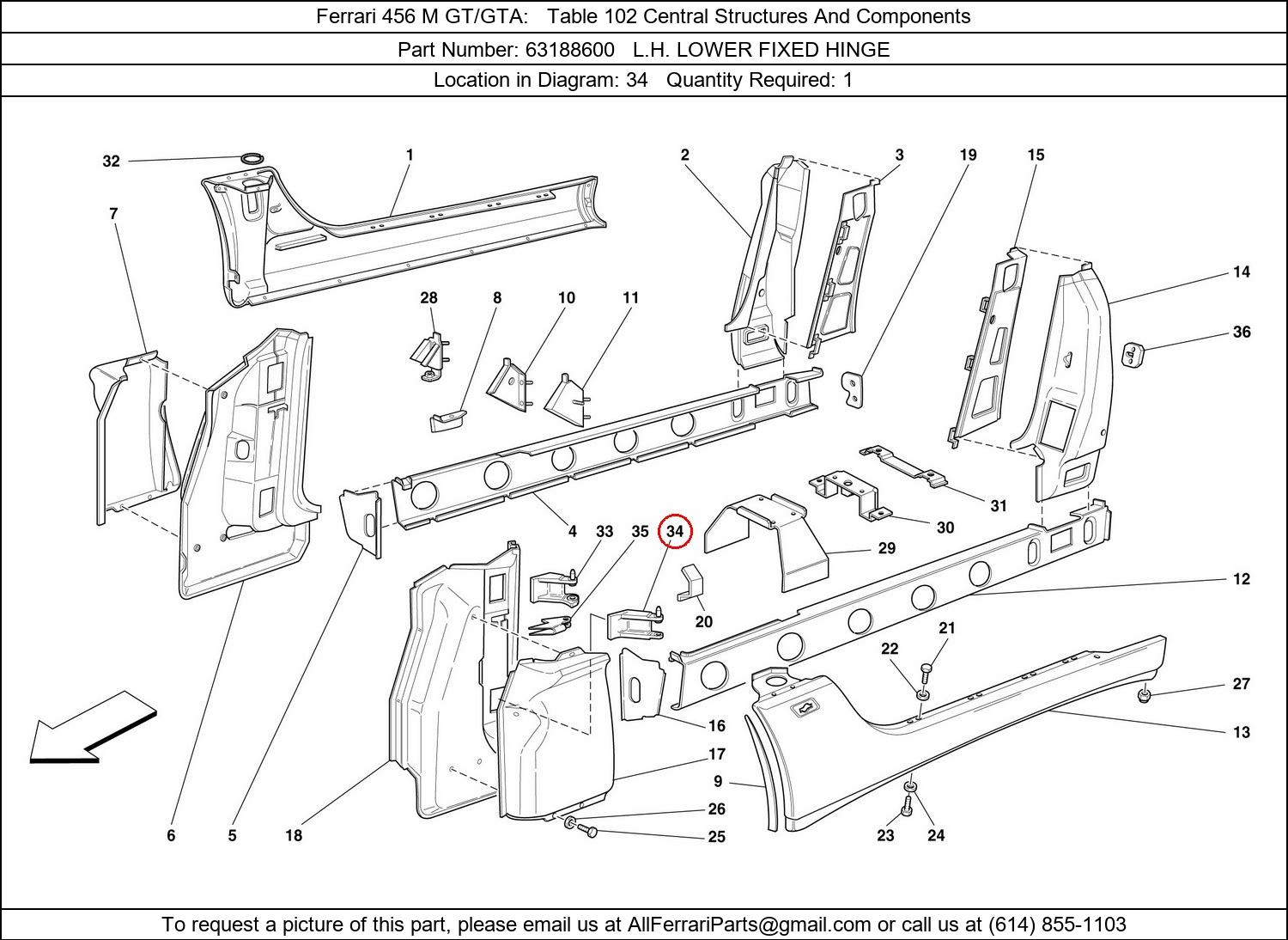 Ferrari Part 63188600