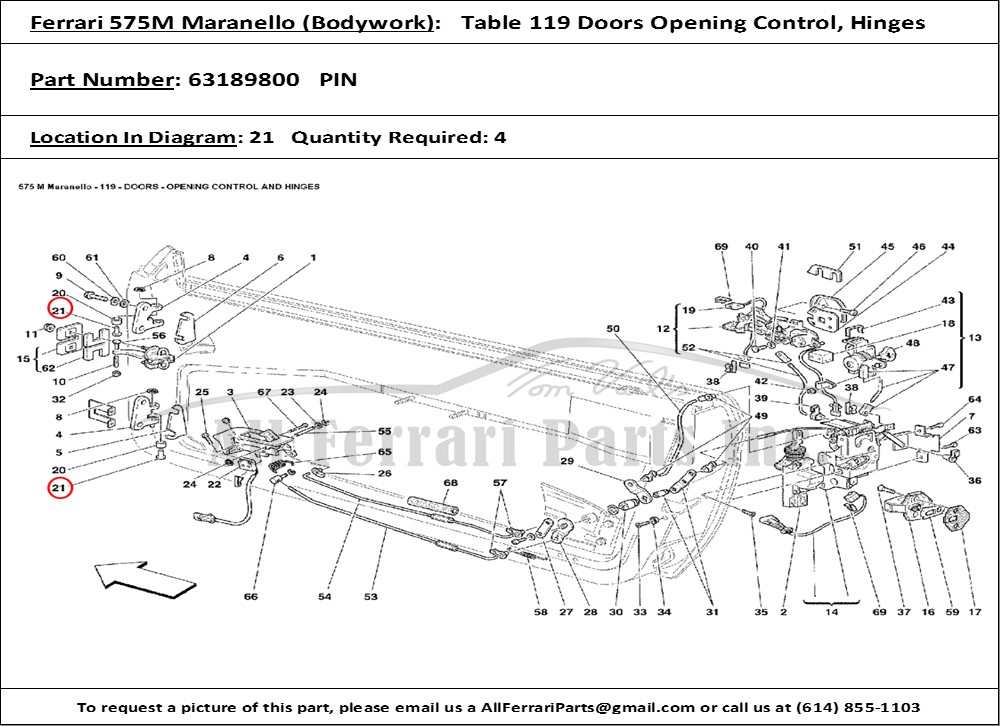 Ferrari Part 63189800