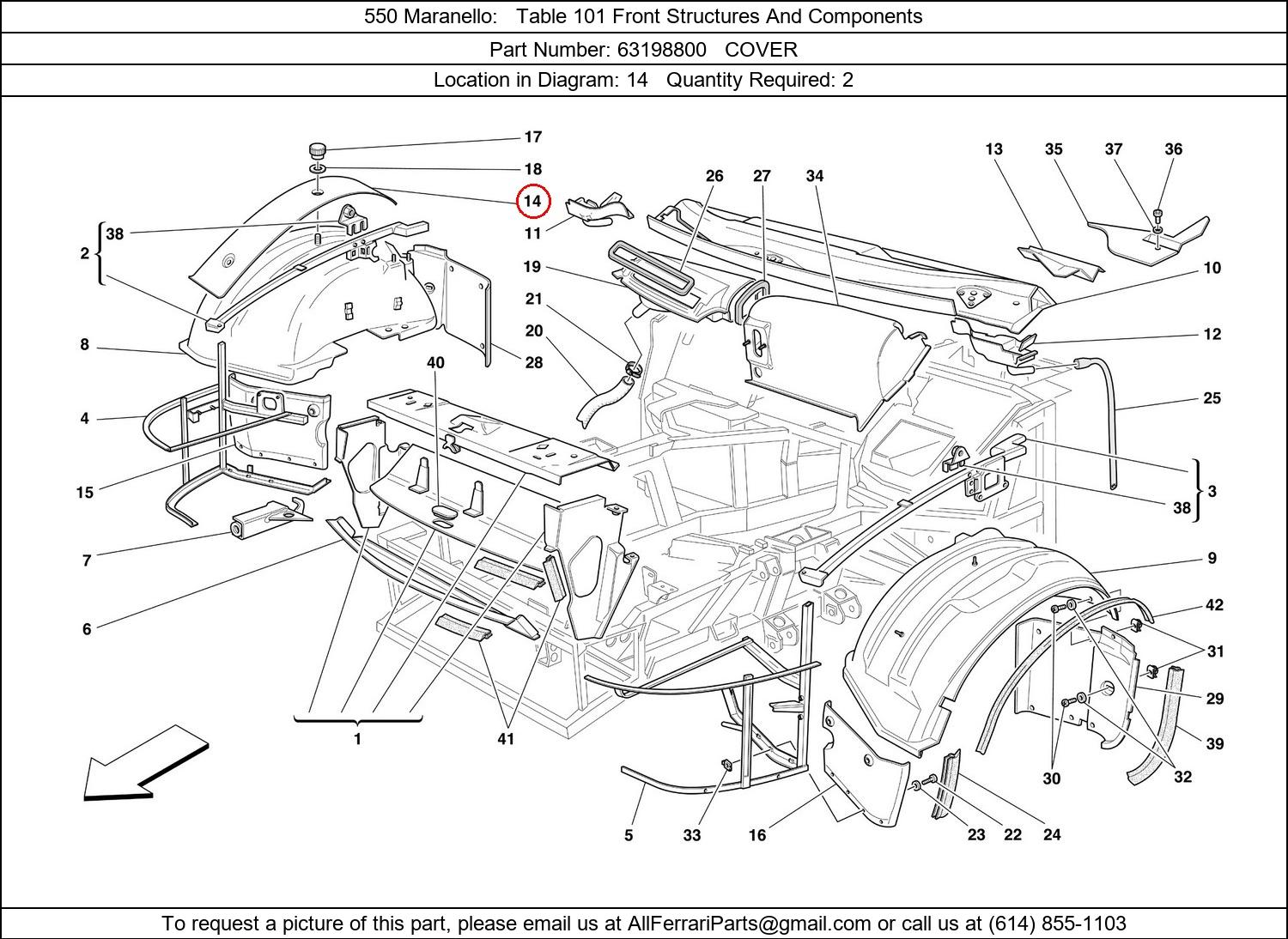 Ferrari Part 63198800