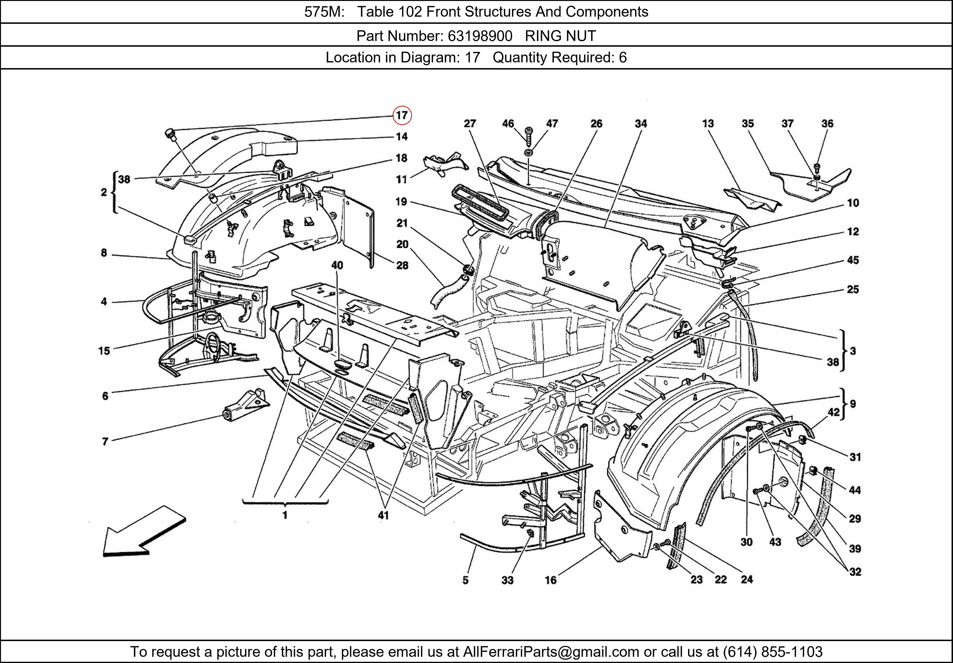 Ferrari Part 63198900