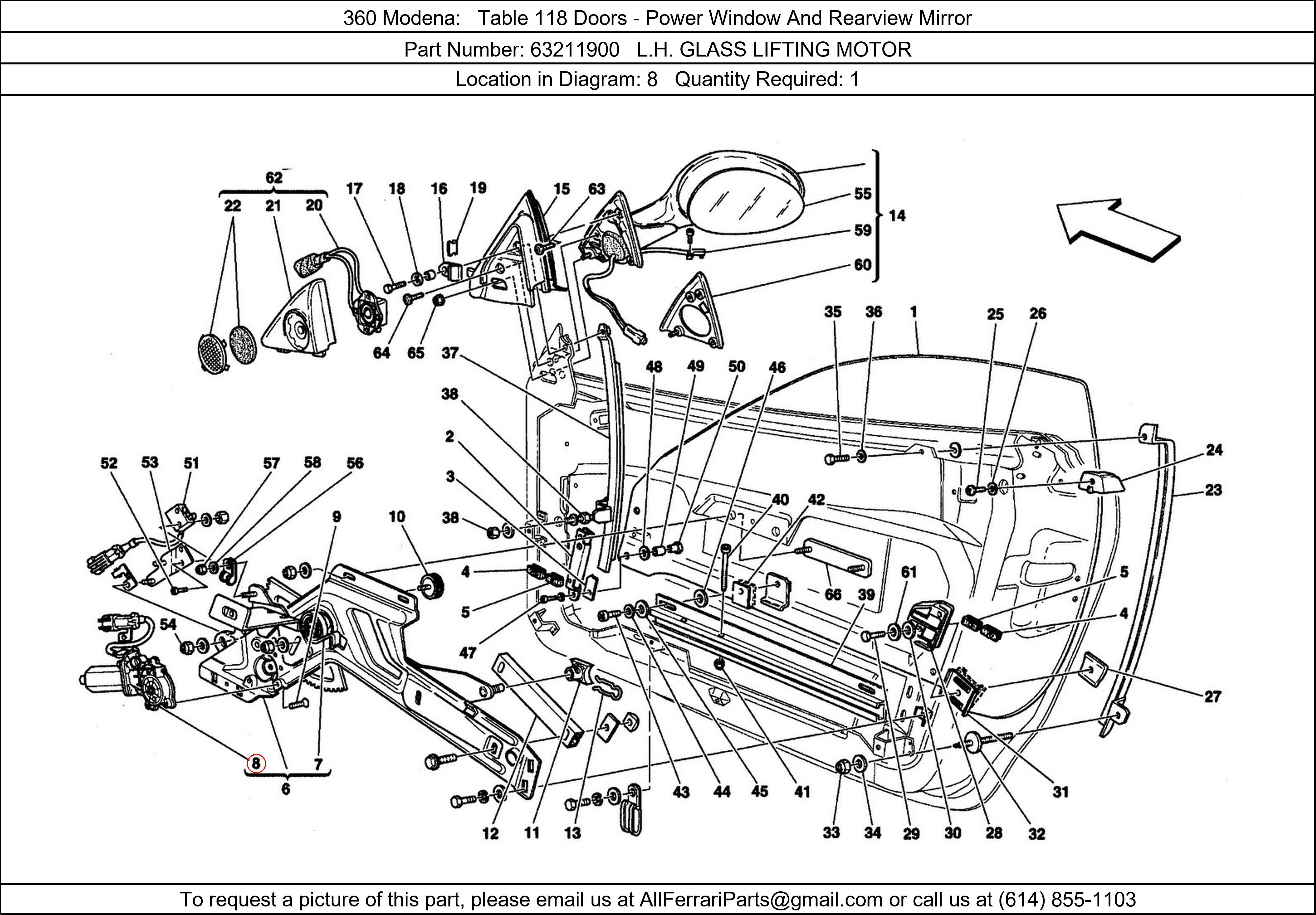 Ferrari Part 63211900