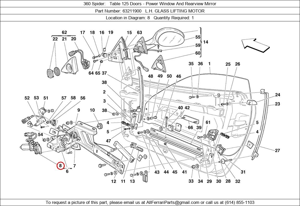 Ferrari Part 63211900