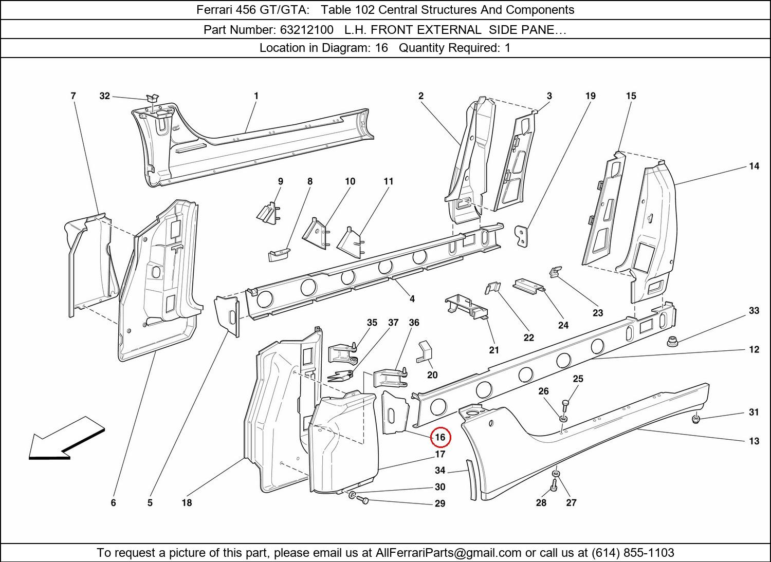 Ferrari Part 63212100