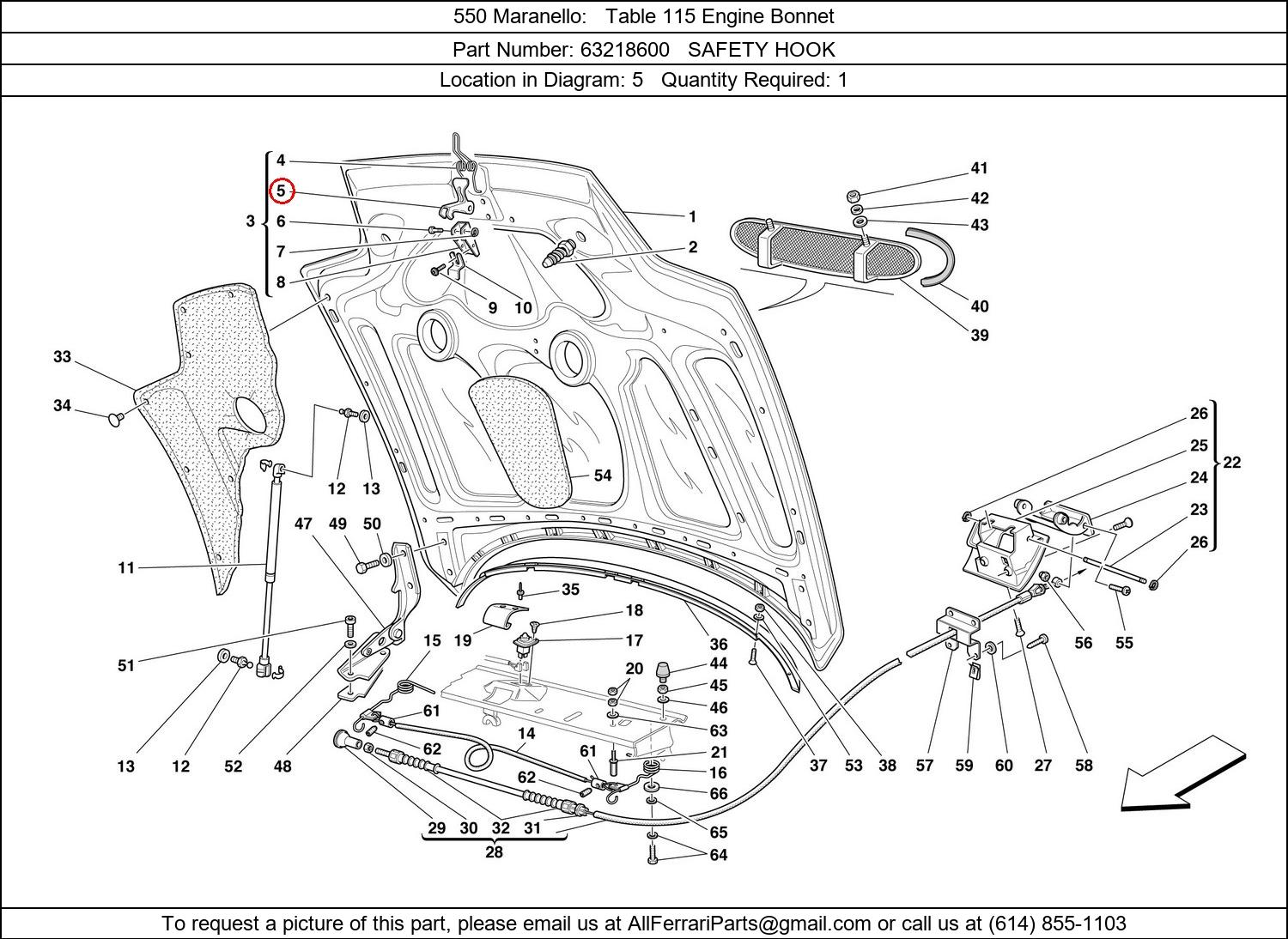 Ferrari Part 63218600