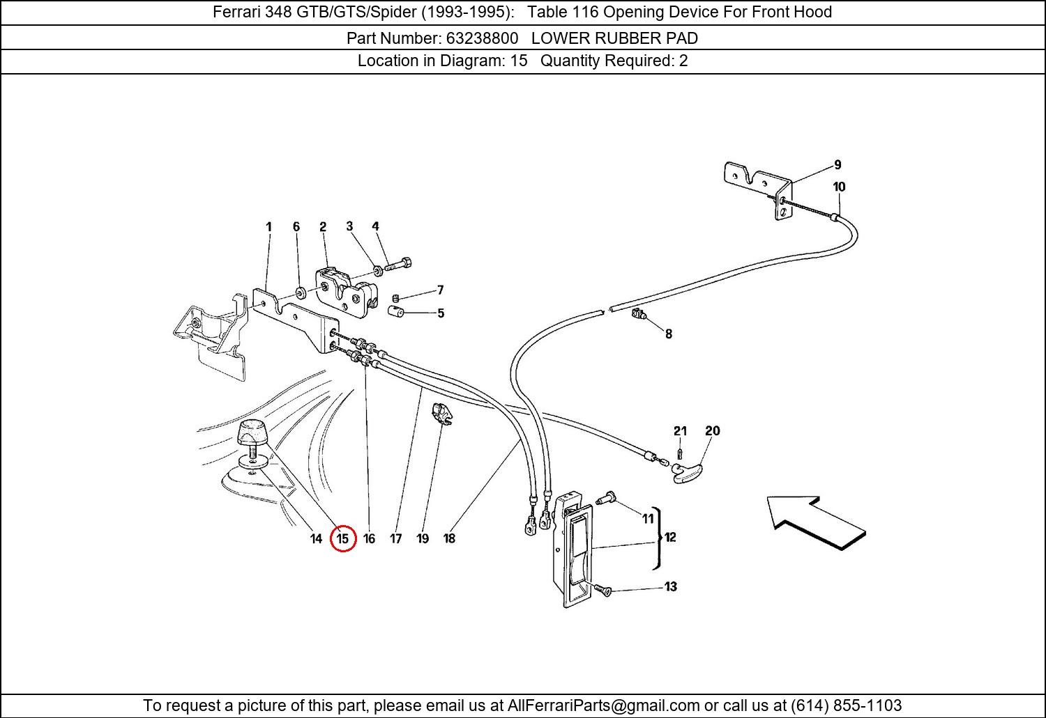 Ferrari Part 63238800