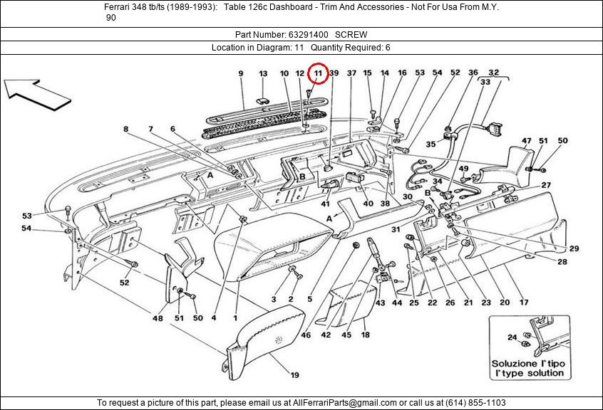 Ferrari Part 63291400