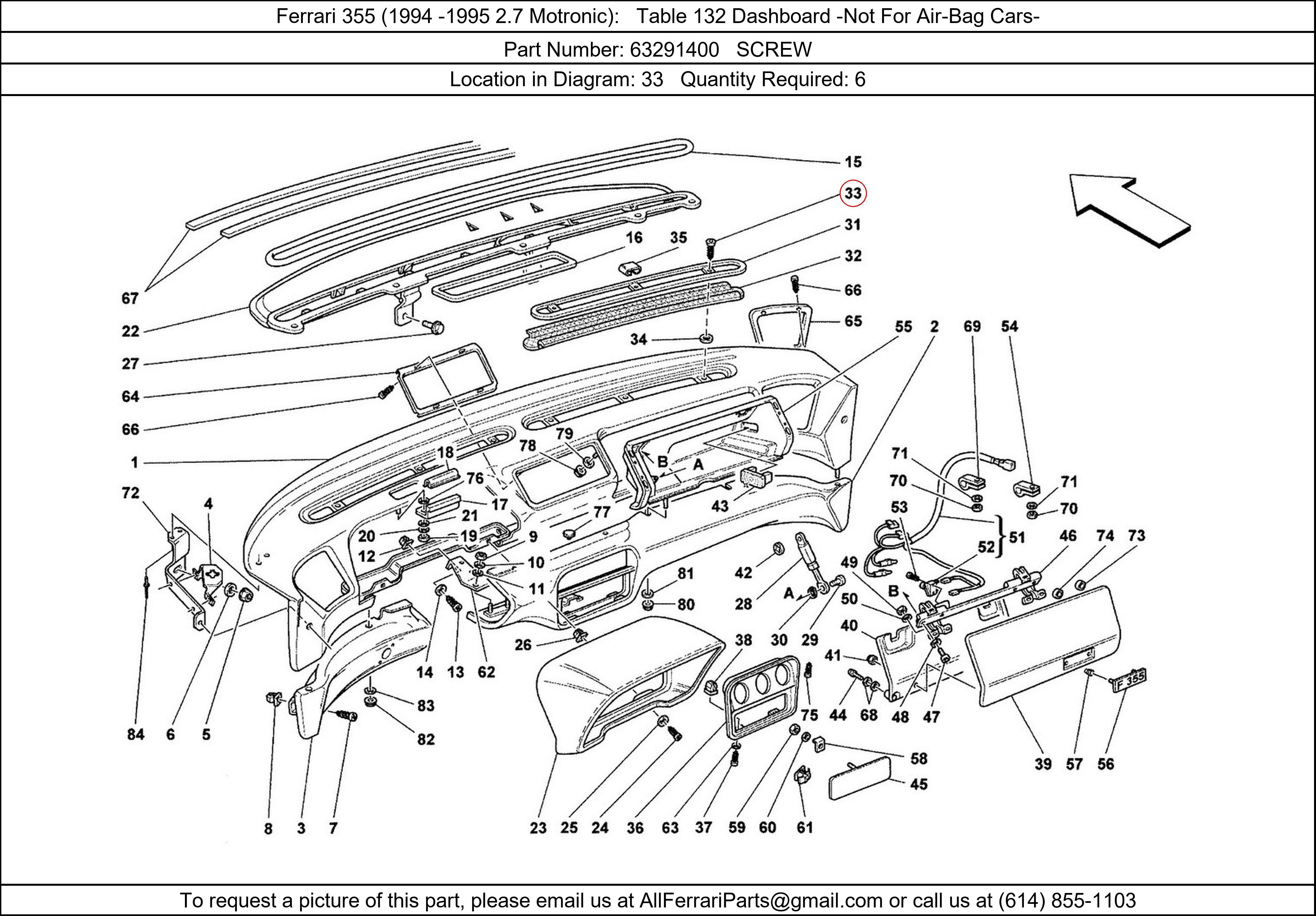 Ferrari Part 63291400