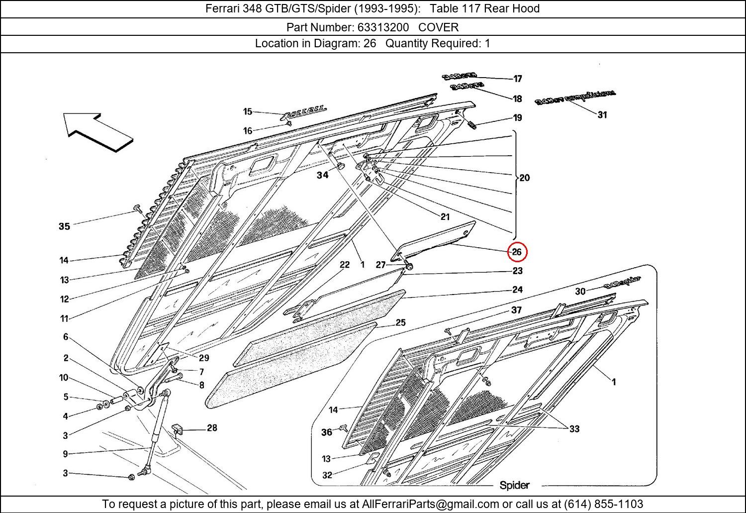 Ferrari Part 63313200