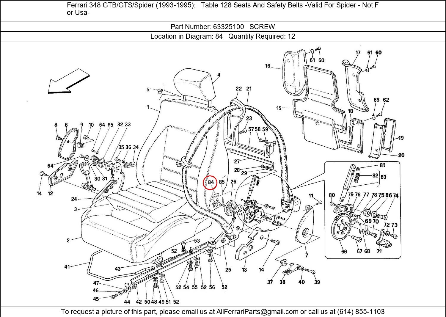 Ferrari Part 63325100