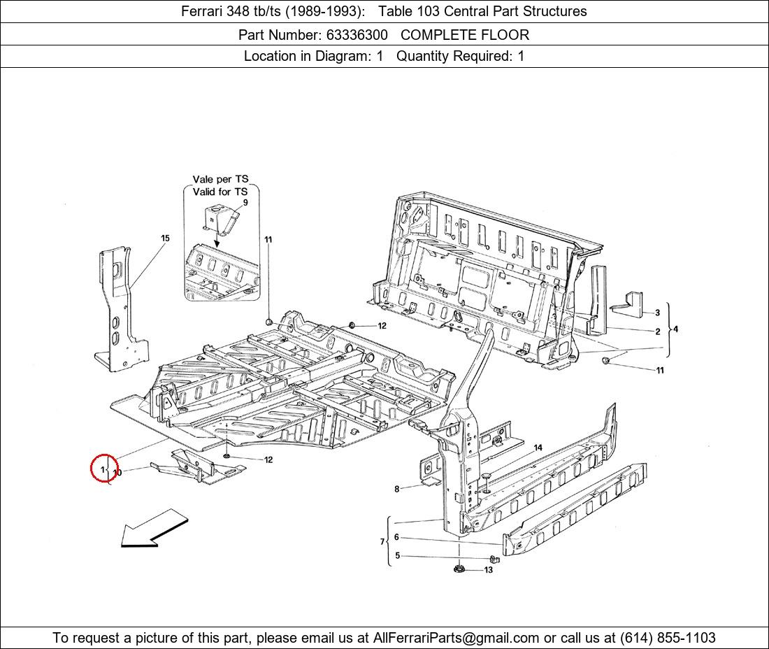 Ferrari Part 63336300
