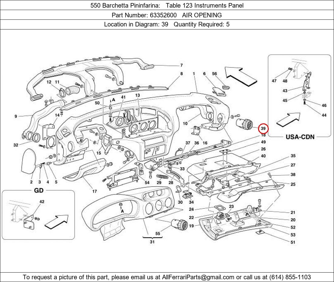 Ferrari Part 63352600