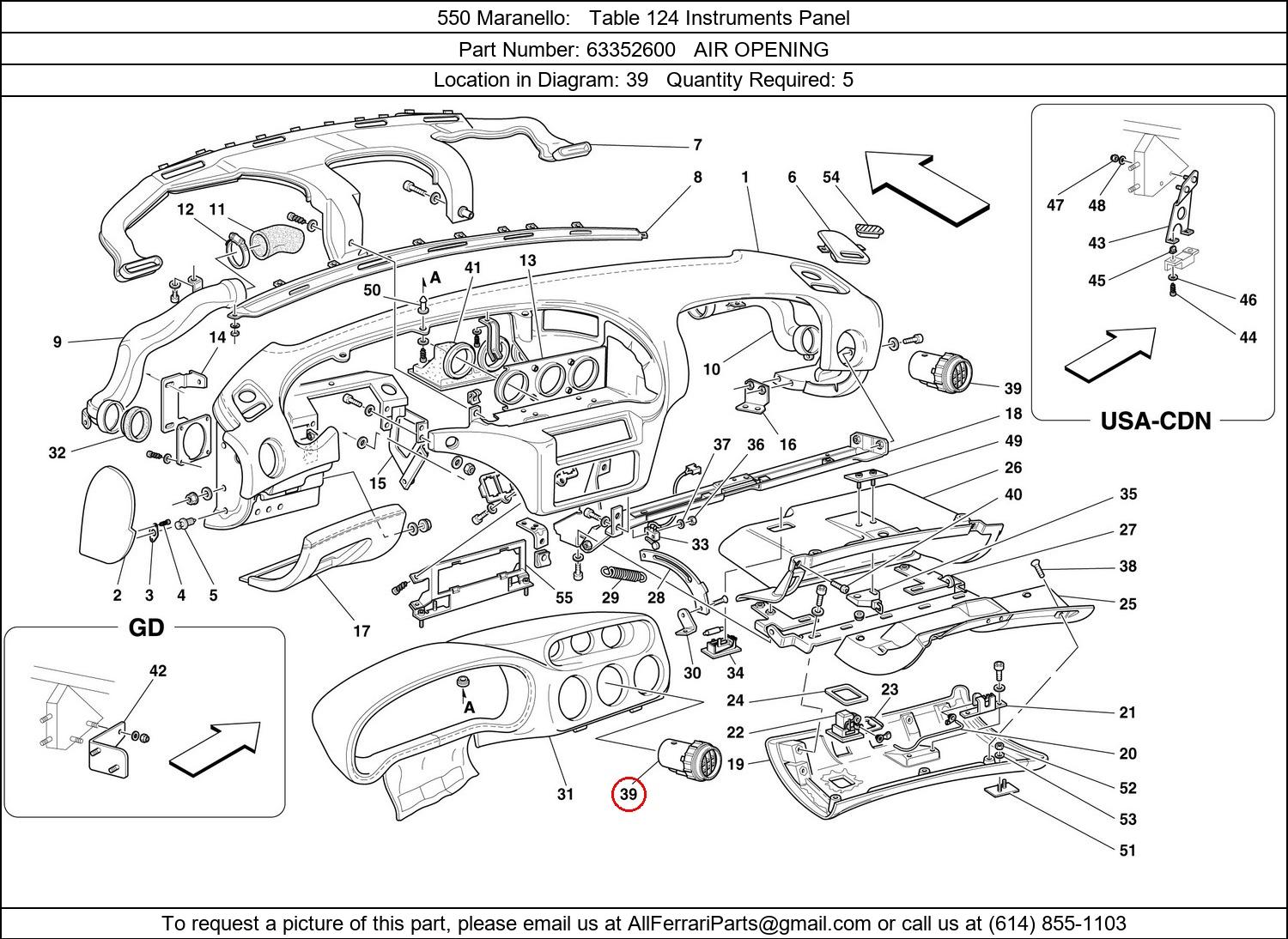 Ferrari Part 63352600