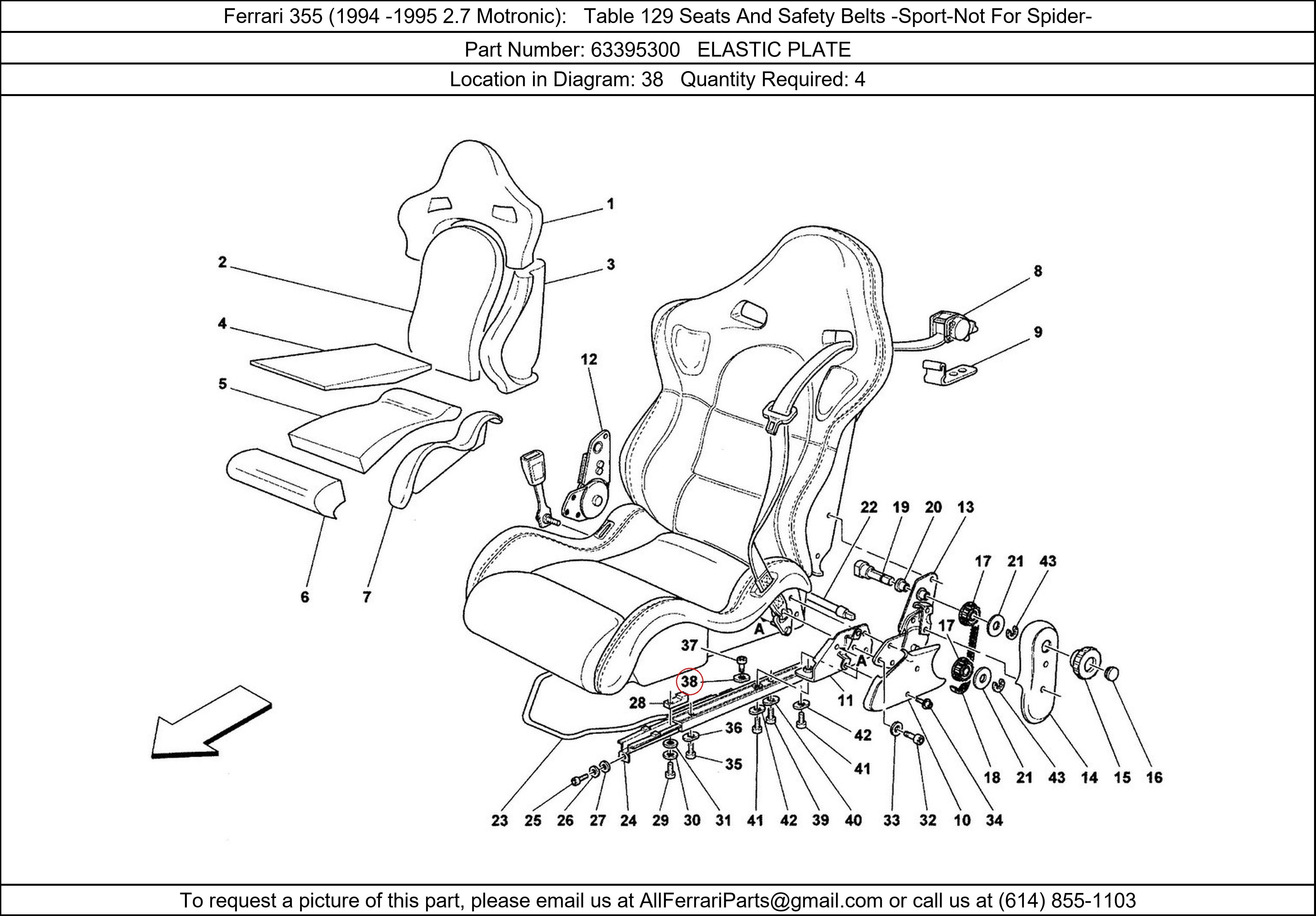 Ferrari Part 63395300