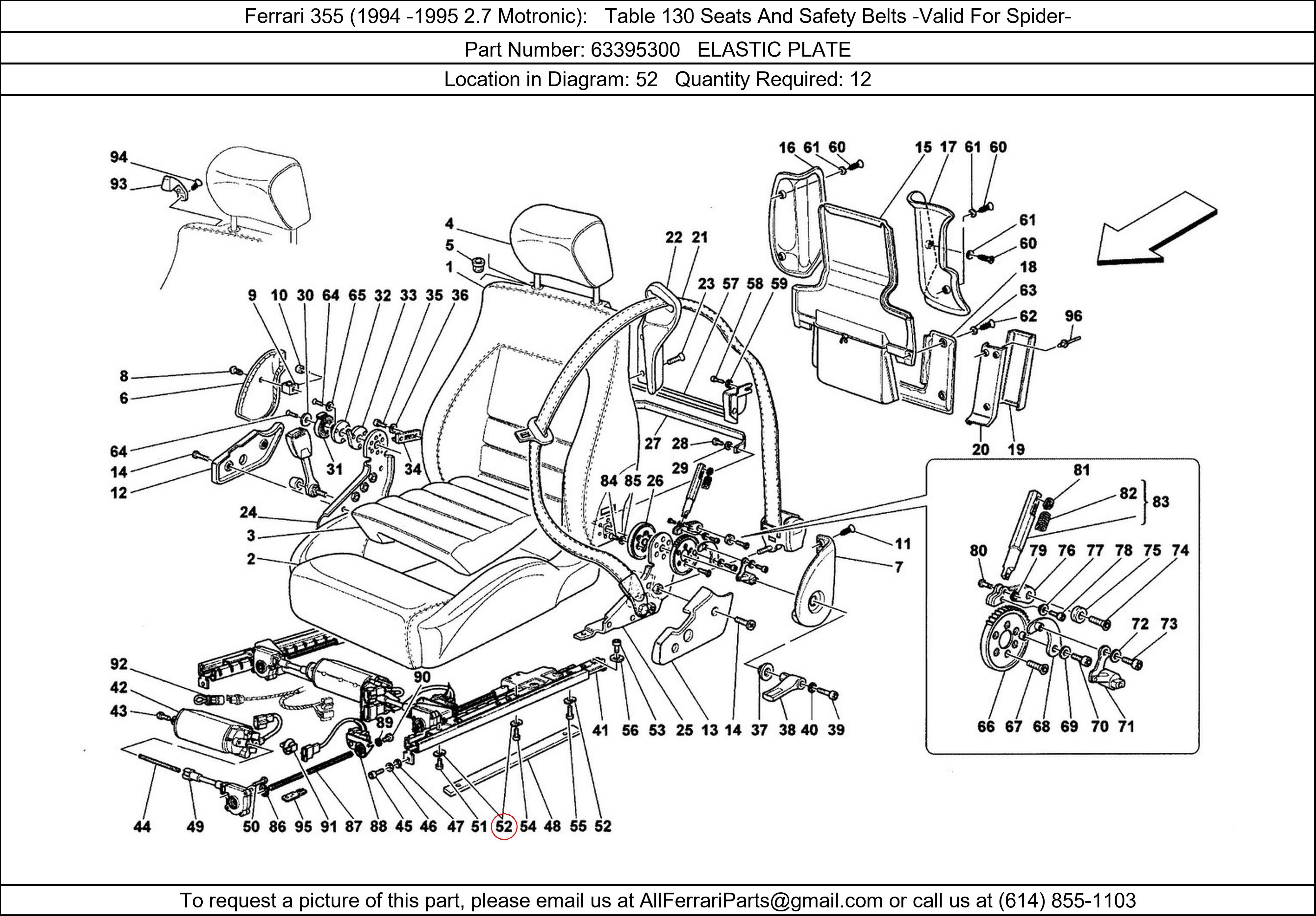 Ferrari Part 63395300