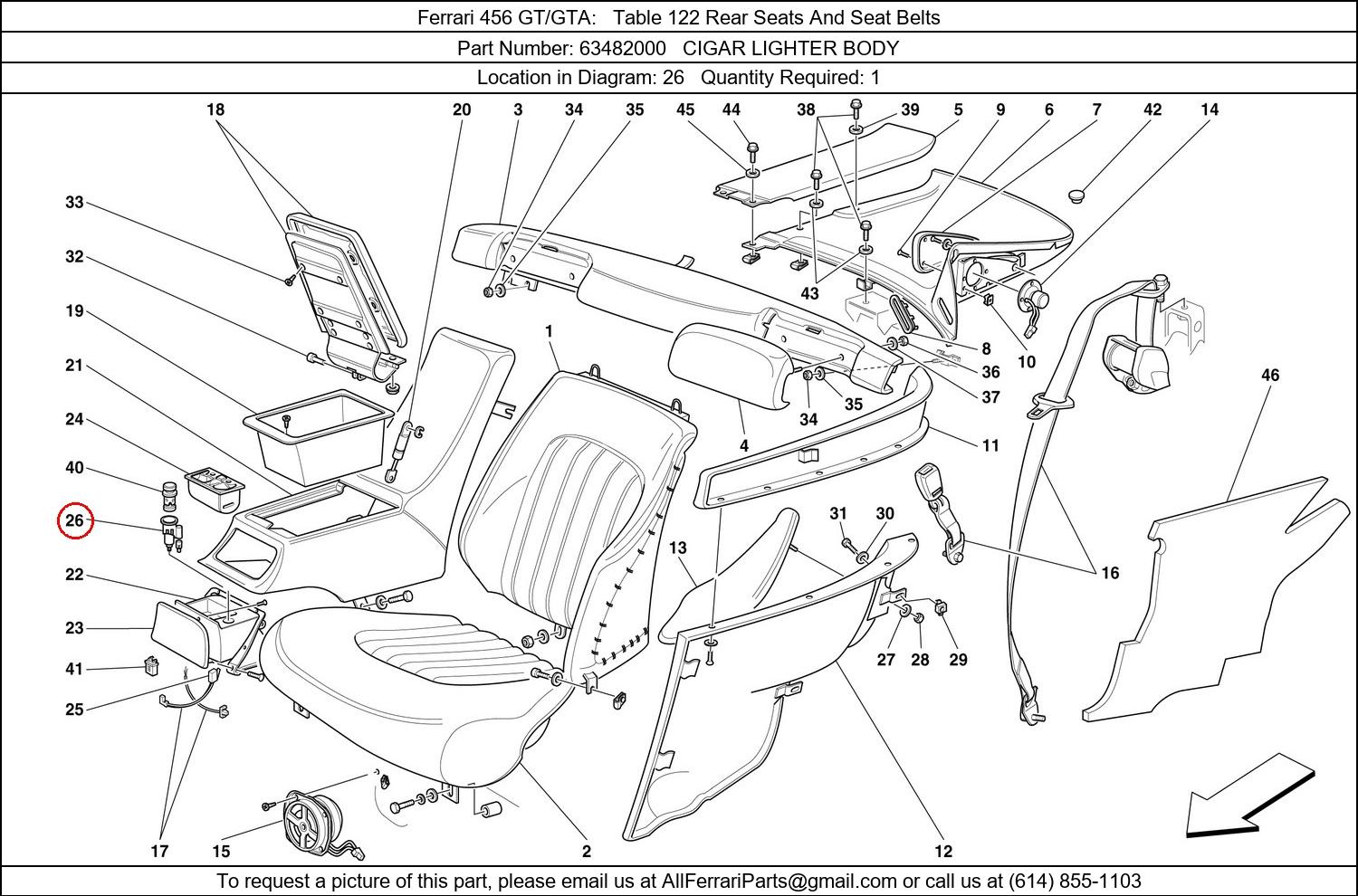 Ferrari Part 63482000