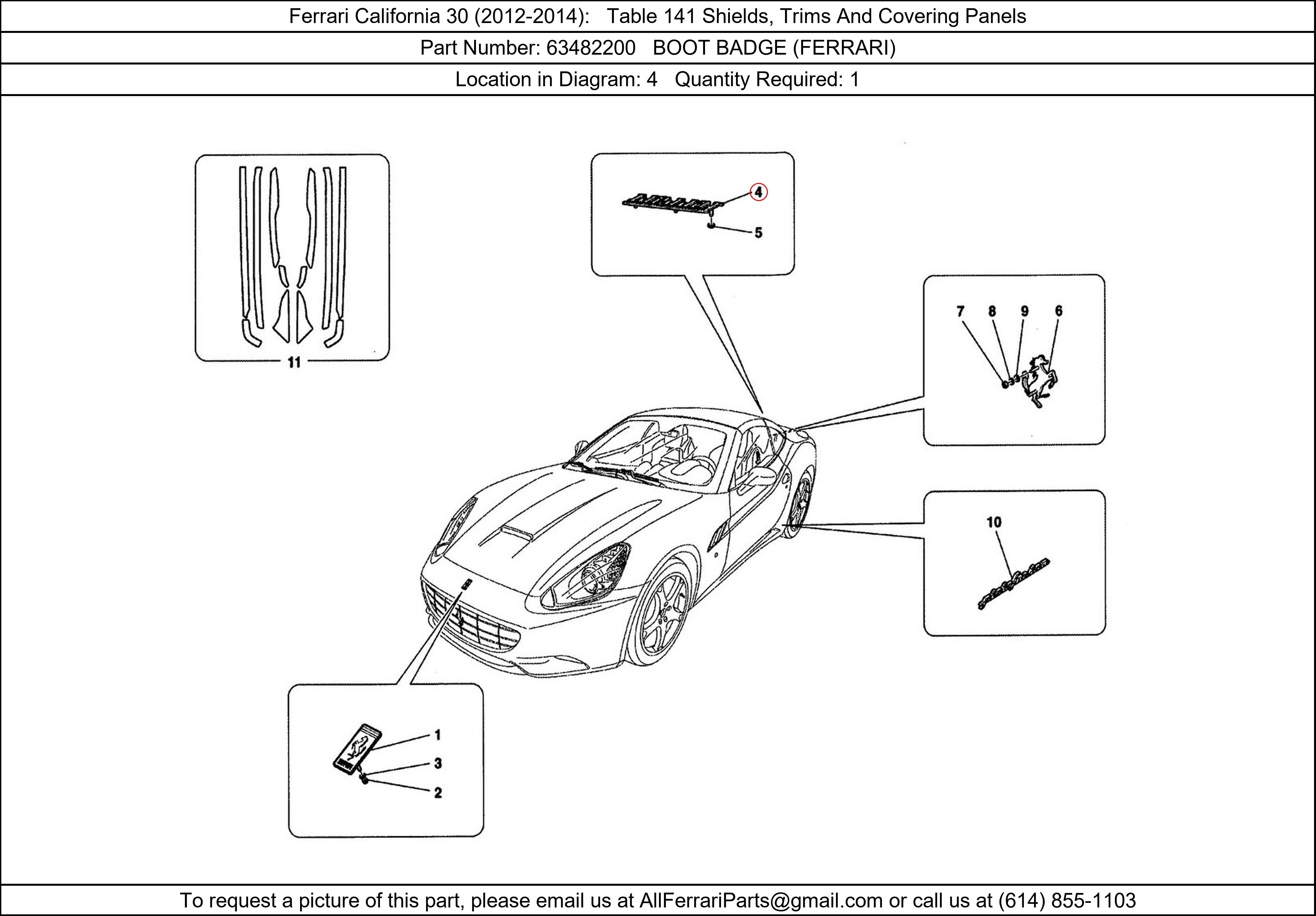 Ferrari Part 63482200