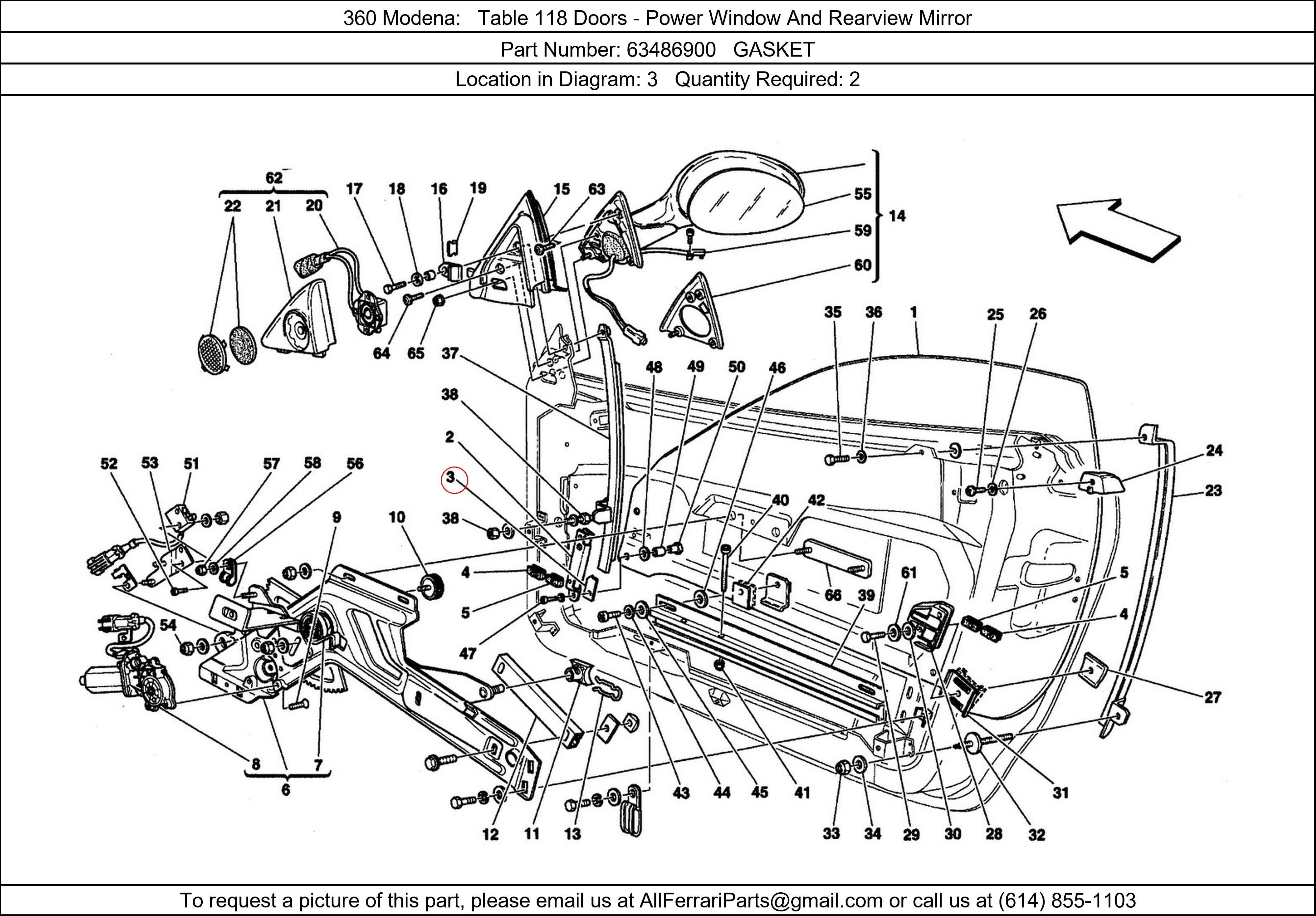 Ferrari Part 63486900