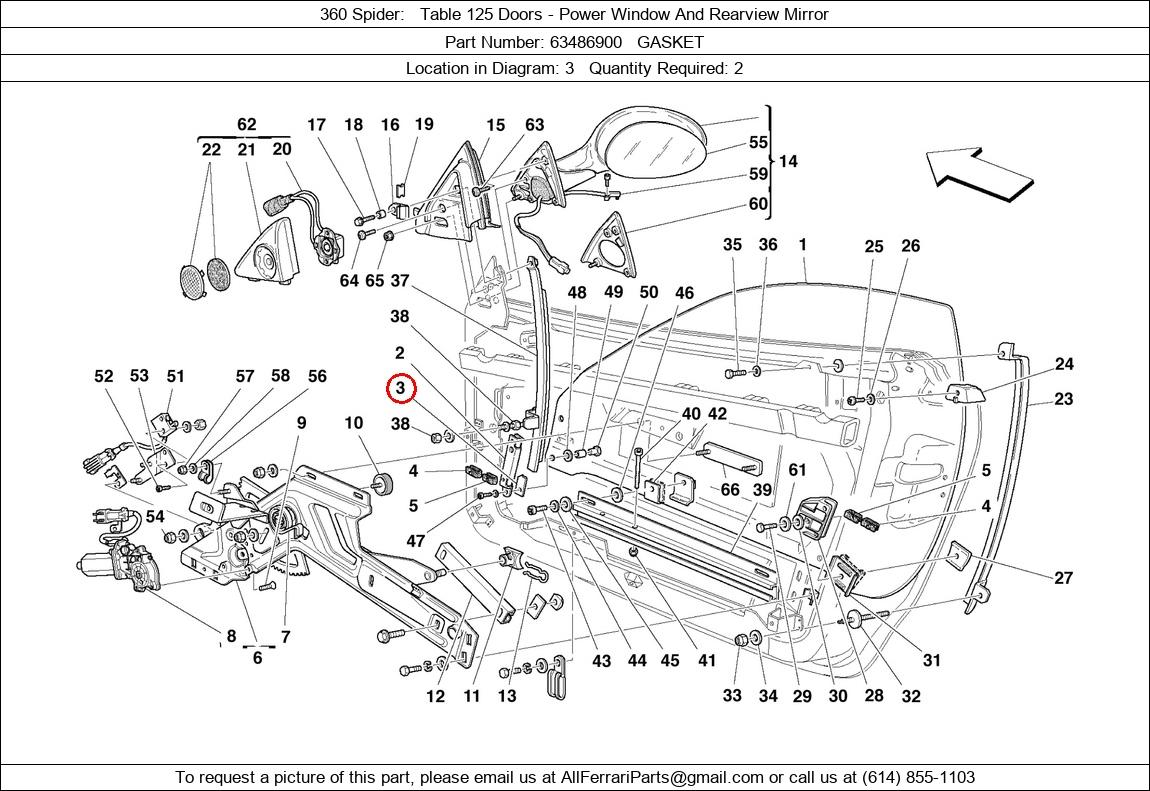 Ferrari Part 63486900