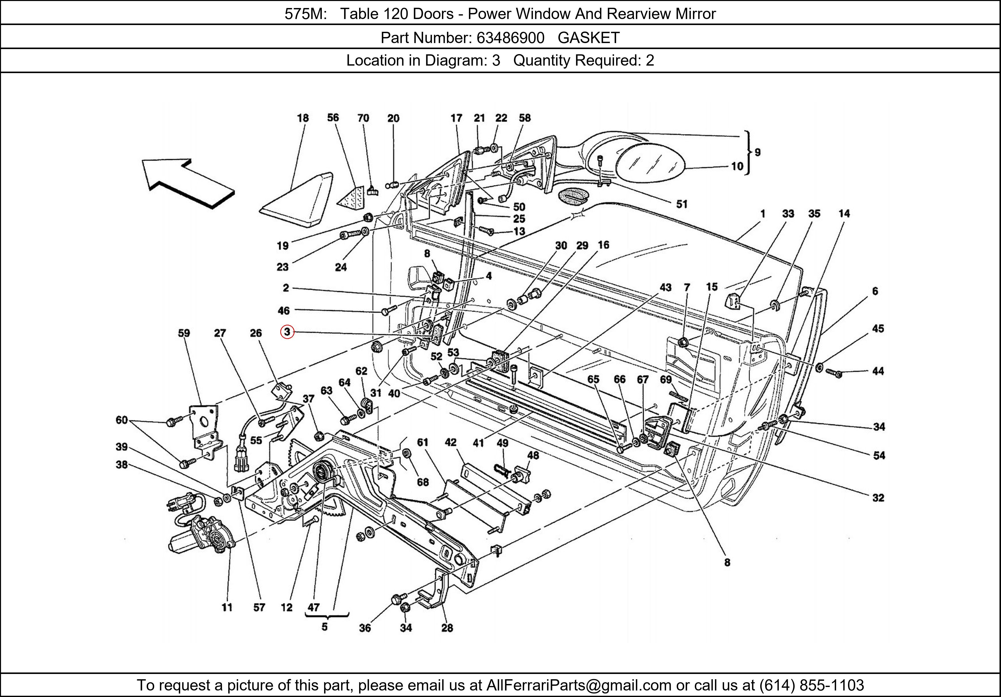 Ferrari Part 63486900