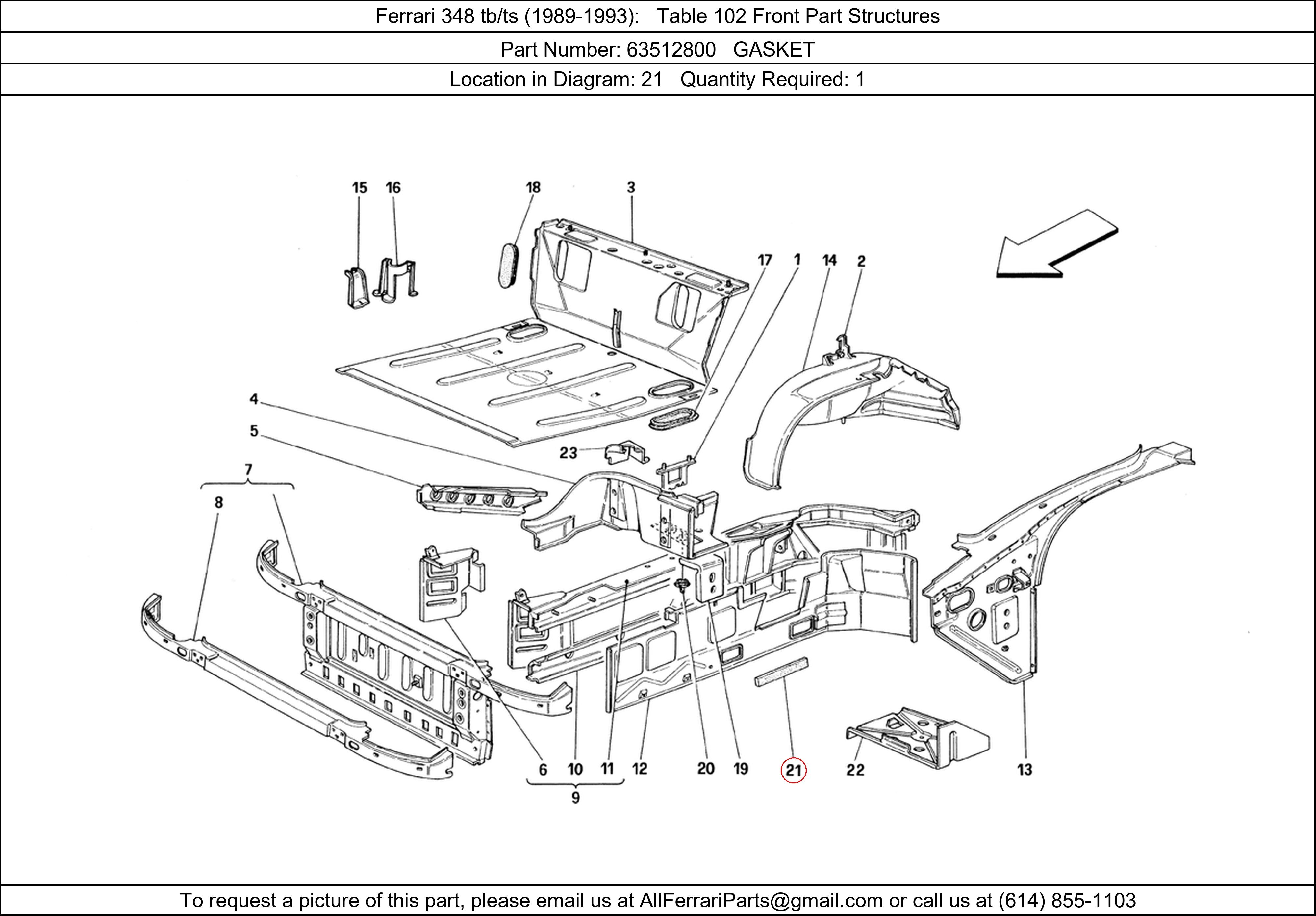 Ferrari Part 63512800