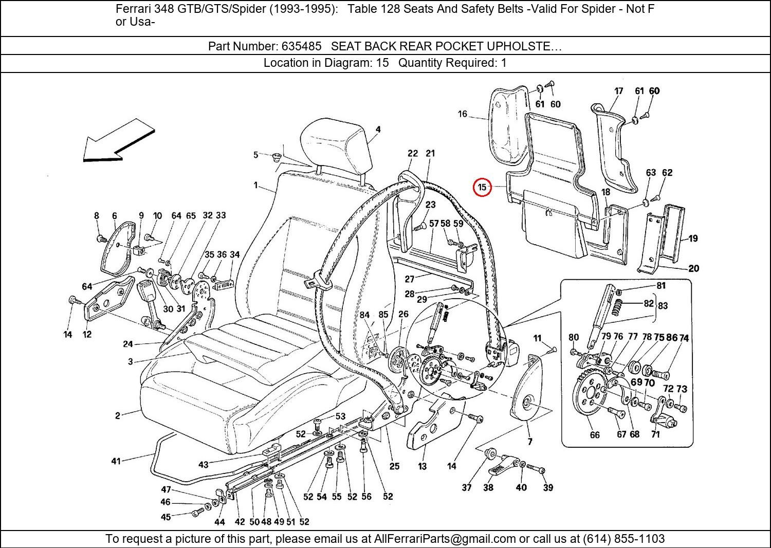 Ferrari Part 635485