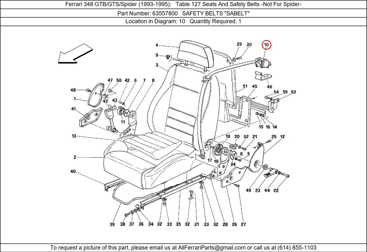 Ferrari Part 63557800