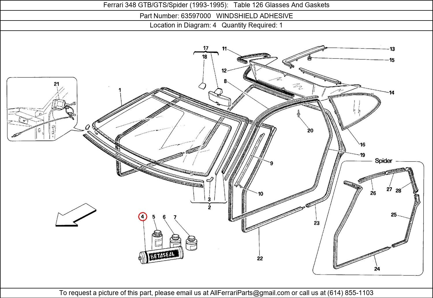 Ferrari Part 63597000