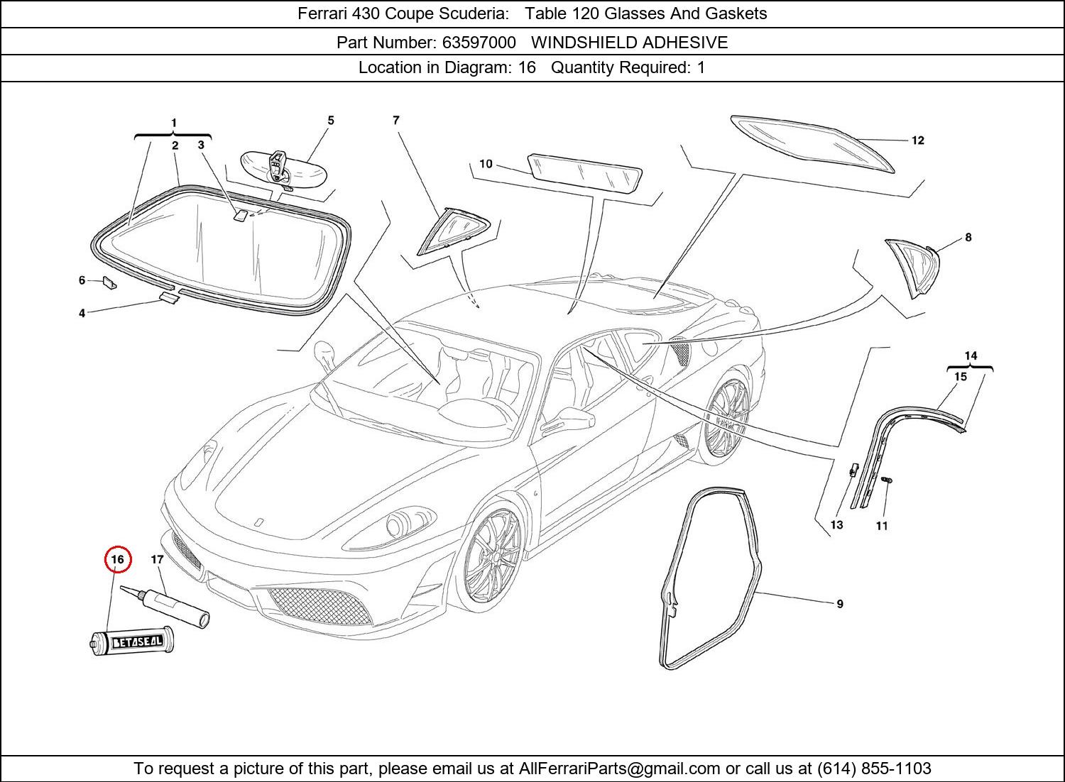 Ferrari Part 63597000