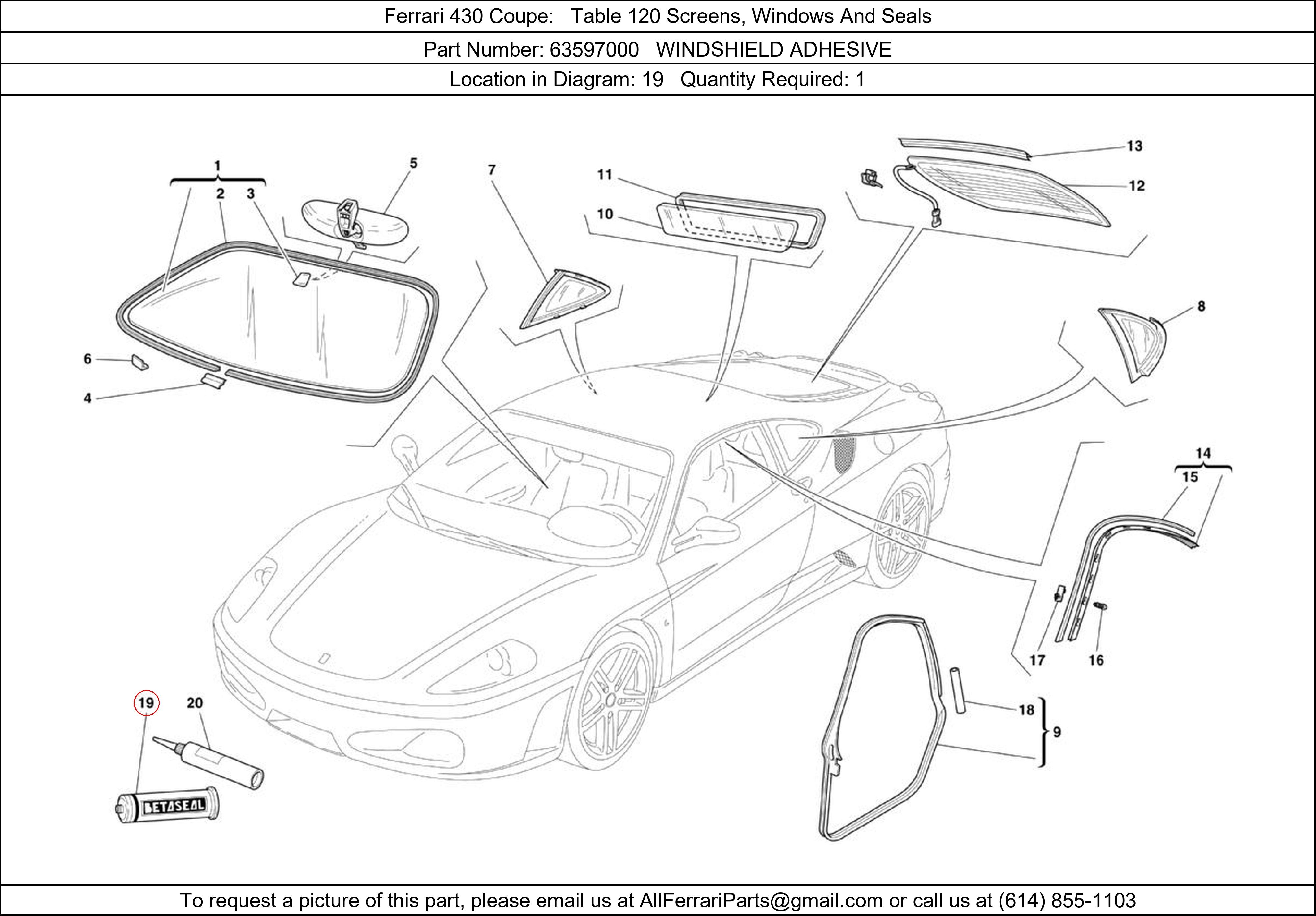 Ferrari Part 63597000