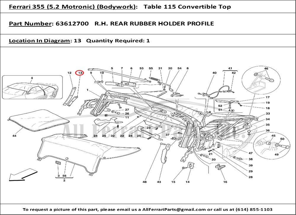 Ferrari Part 63612700