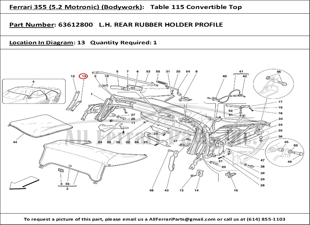 Ferrari Part 63612800