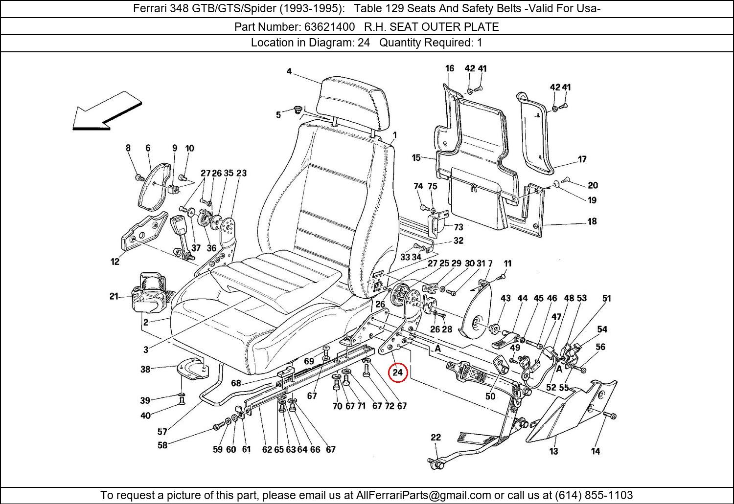 Ferrari Part 63621400