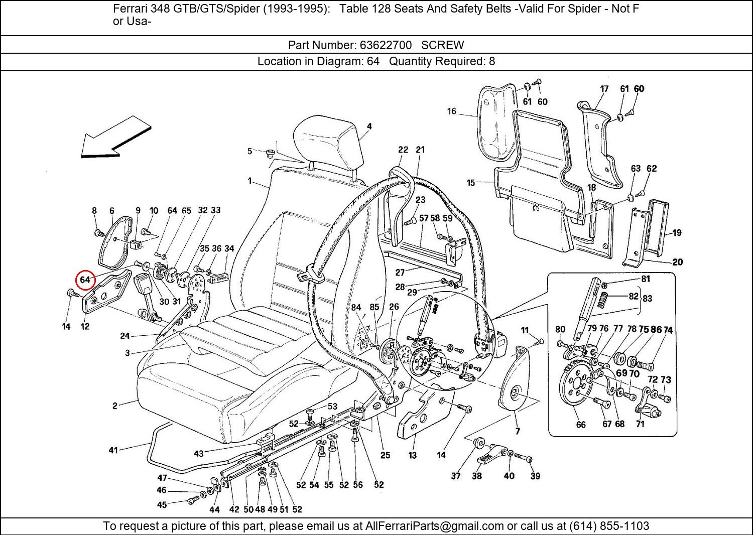 Ferrari Part 63622700